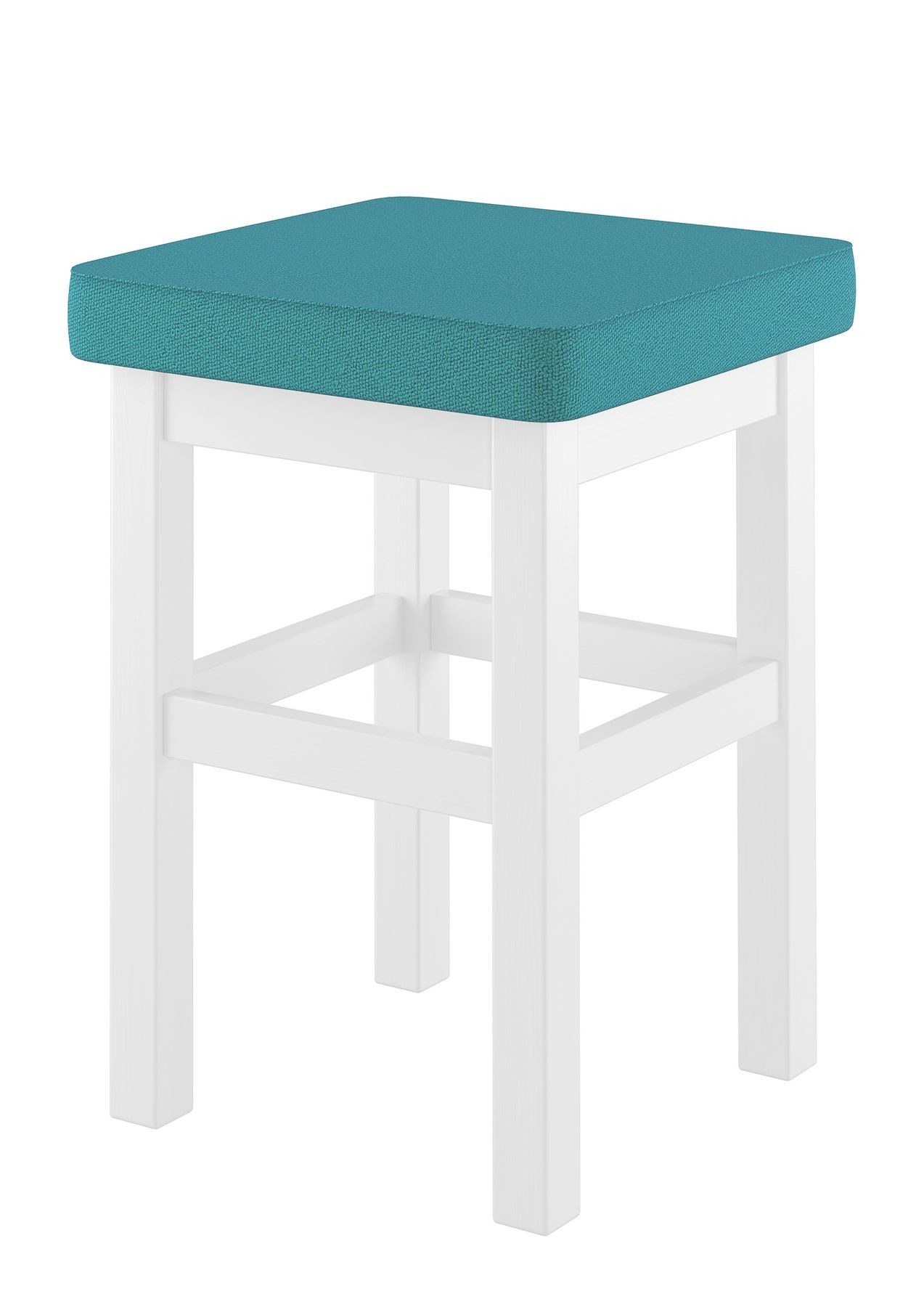 ERST-HOLZ Arbeitshocker Holzhocker mit Verschiedenen Polsterfarben Sitz in günstig online kaufen