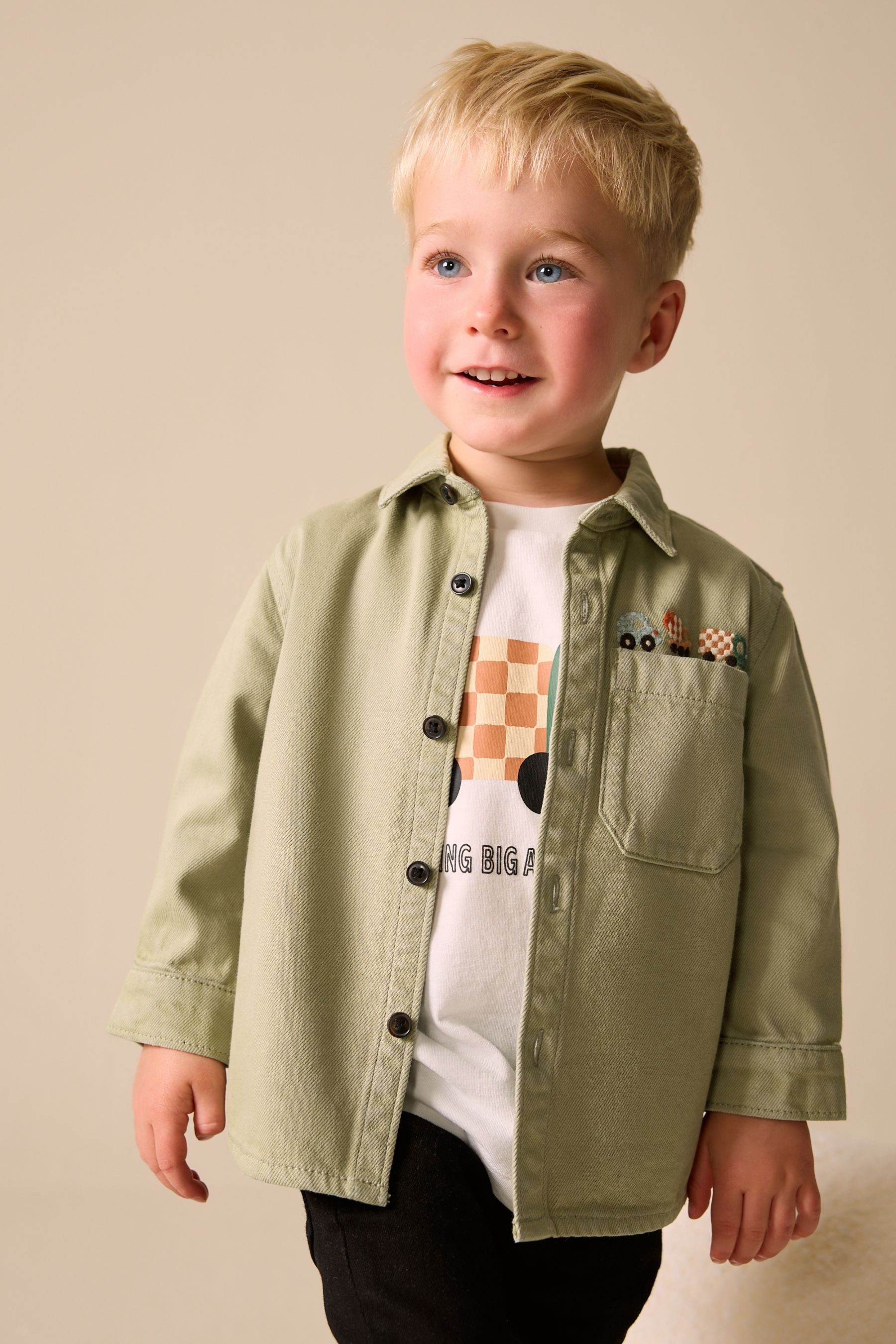 Next Langarmhemd Shirt/T-Shirt, Set (2-tlg)