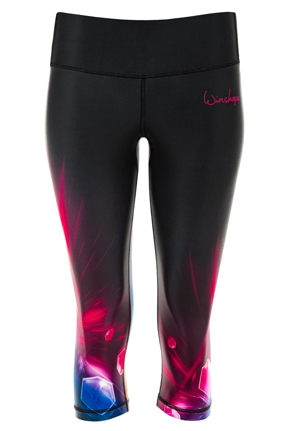 AEL202-COSMIC mit Winshape Anti-Rutsch-Effekt Leggings Capri-Leggings