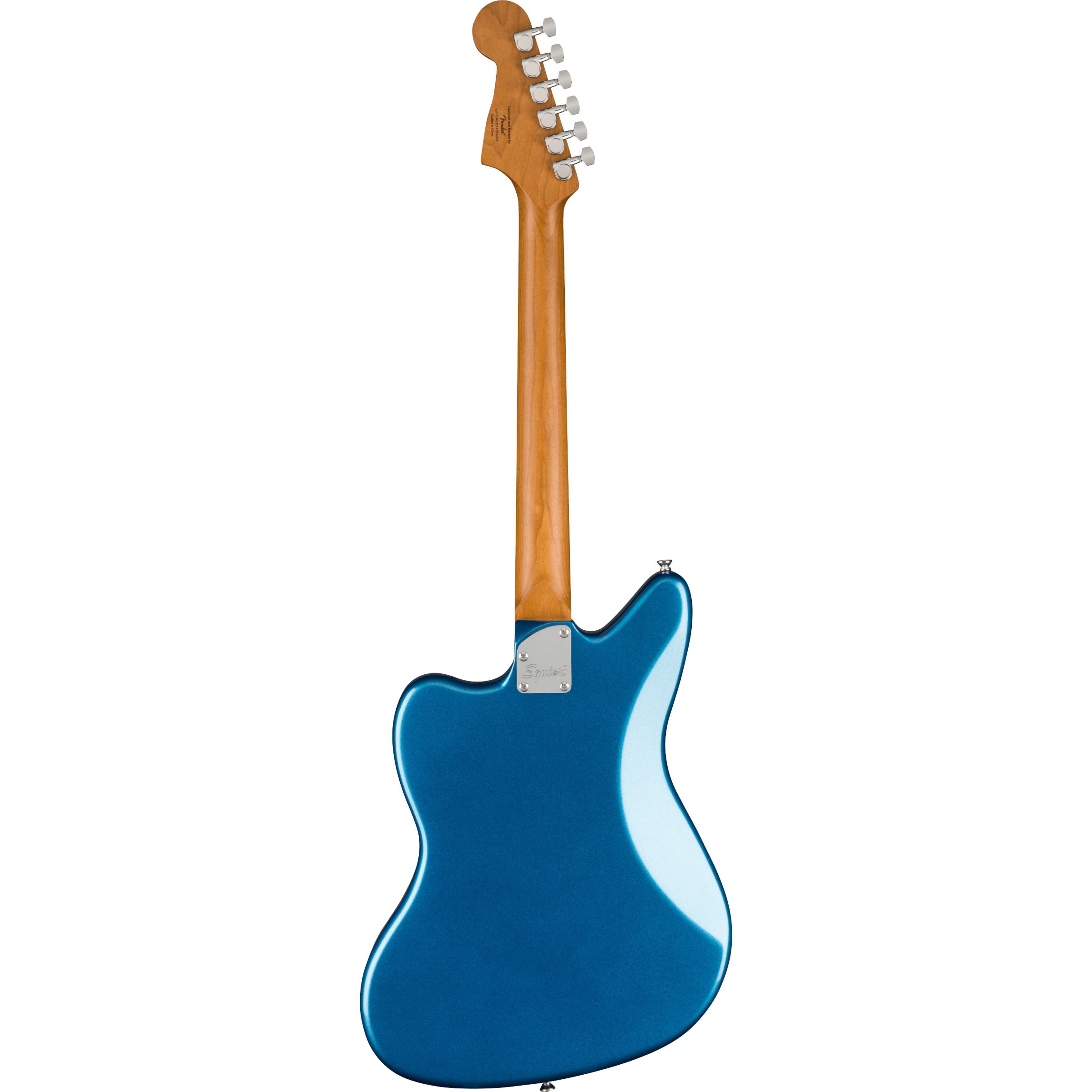 Lake ST Spielzeug-Musikinstrument, LRL Blue Squier Contemporary - Jaguar E-Gitarre Placid HH