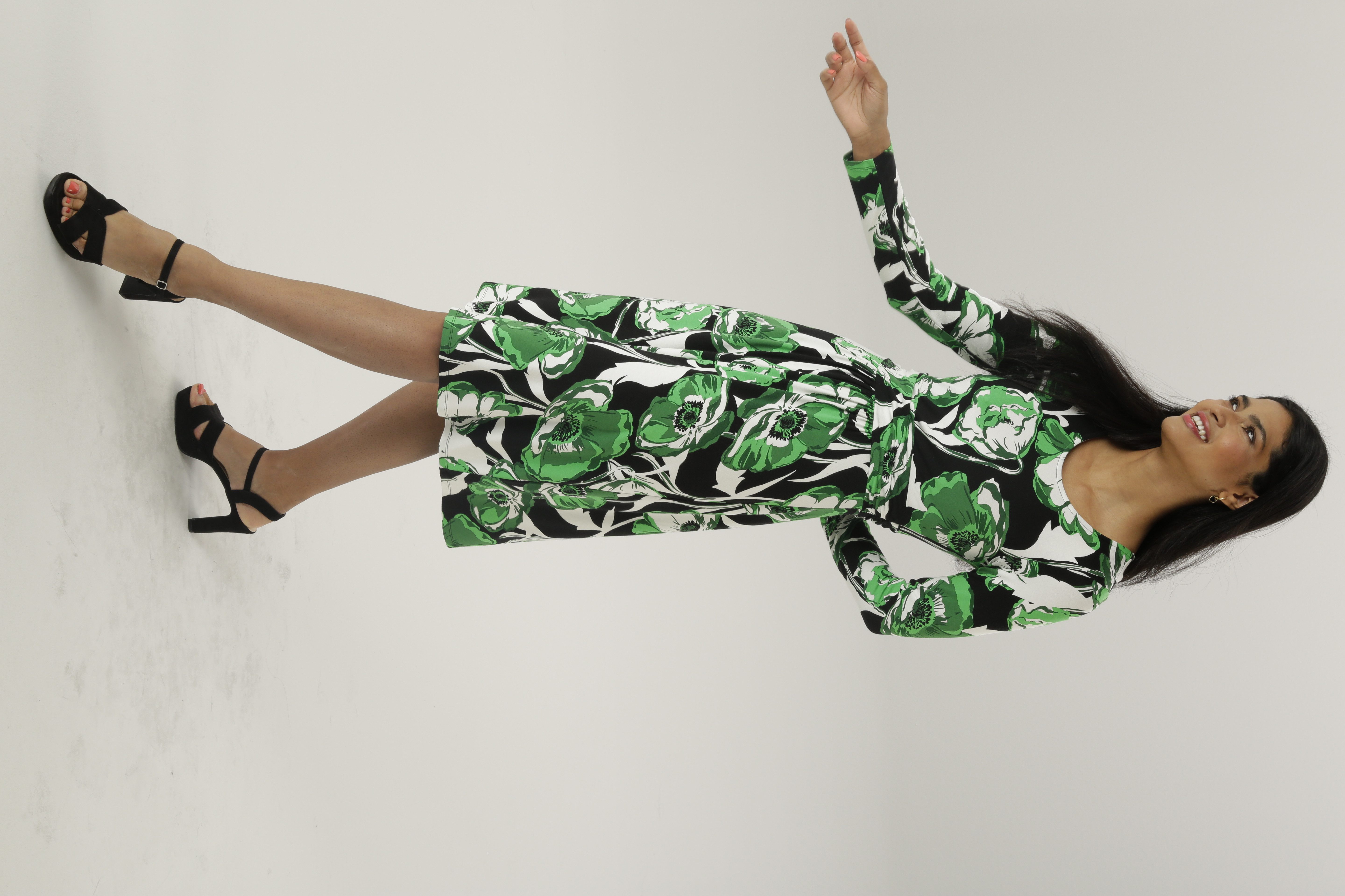 Aniston SELECTED Jerseykleid mit floralem Druck günstig online kaufen