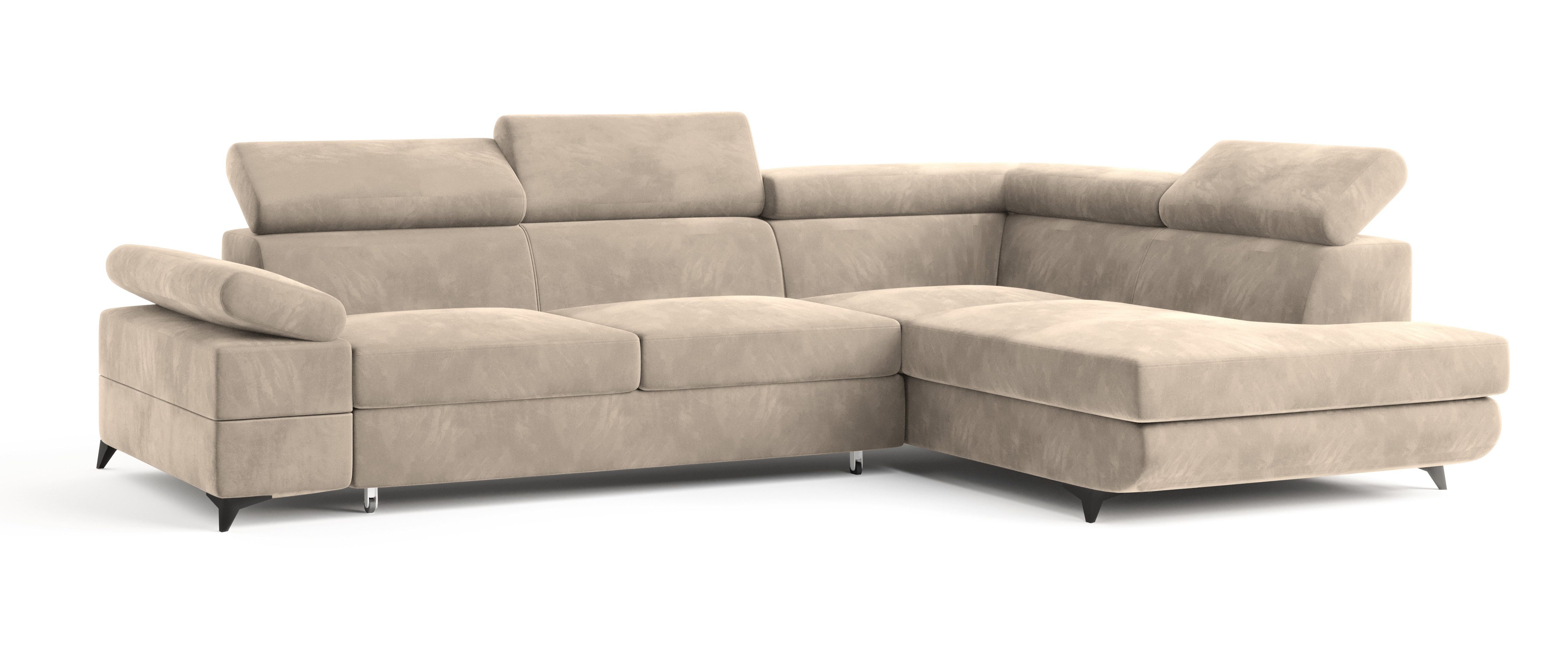 Masseno Ecksofa FAVIEN mit Schlaffunktion L-Form, günstig online kaufen