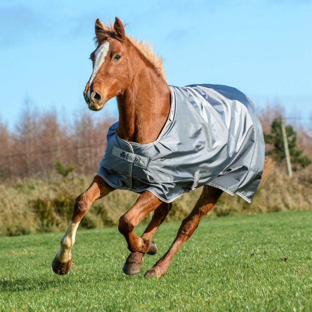 Bucas Pferde-Regendecke Bucas Smartex Turnout Rain Classic 0g - Iron Gate