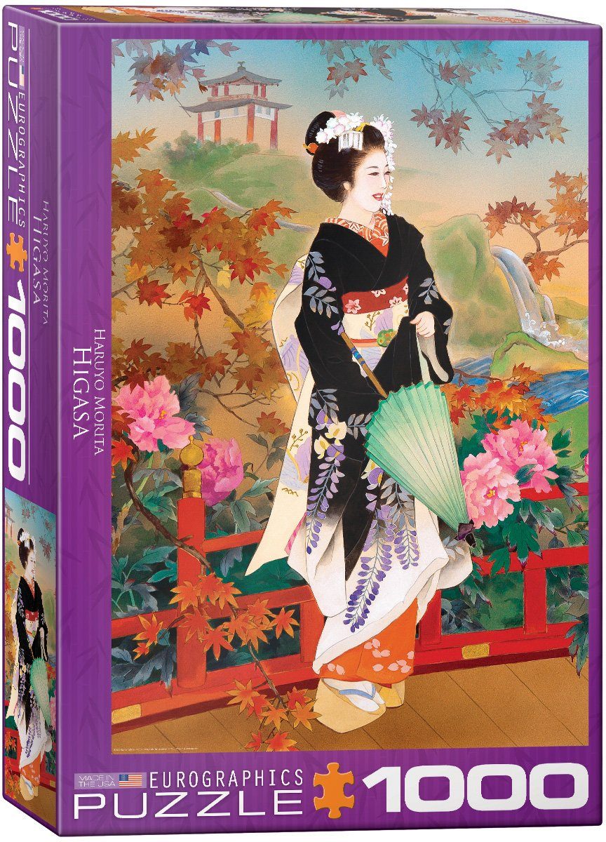 Format Puzzle - Art Teile Kimono cm, Puzzleteile 1000 Morita 1000 empireposter - Haruyo 68x48 Japan -Higasa von Puzzle