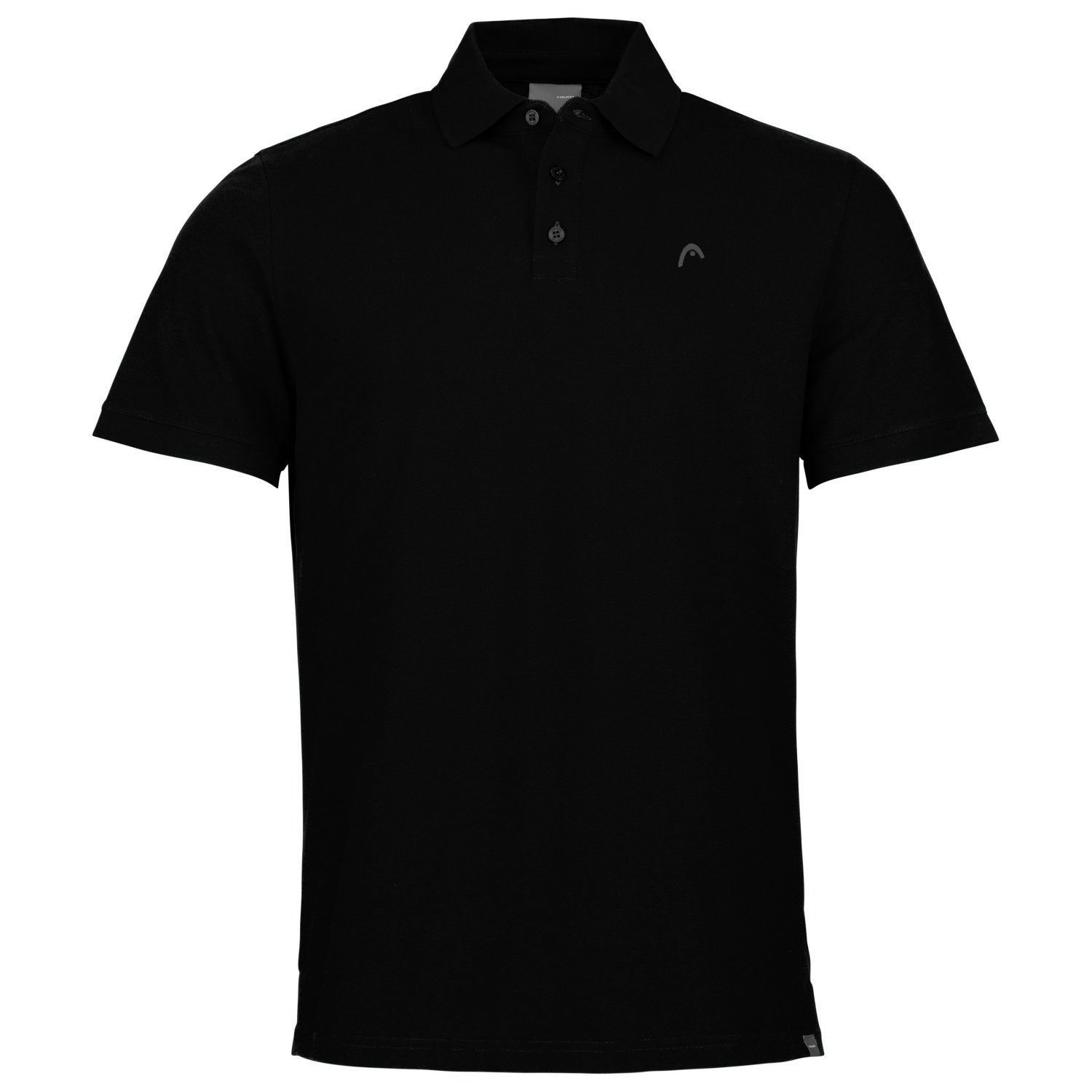 Herren Tennisshirt Shirt black Head Head Polo BK