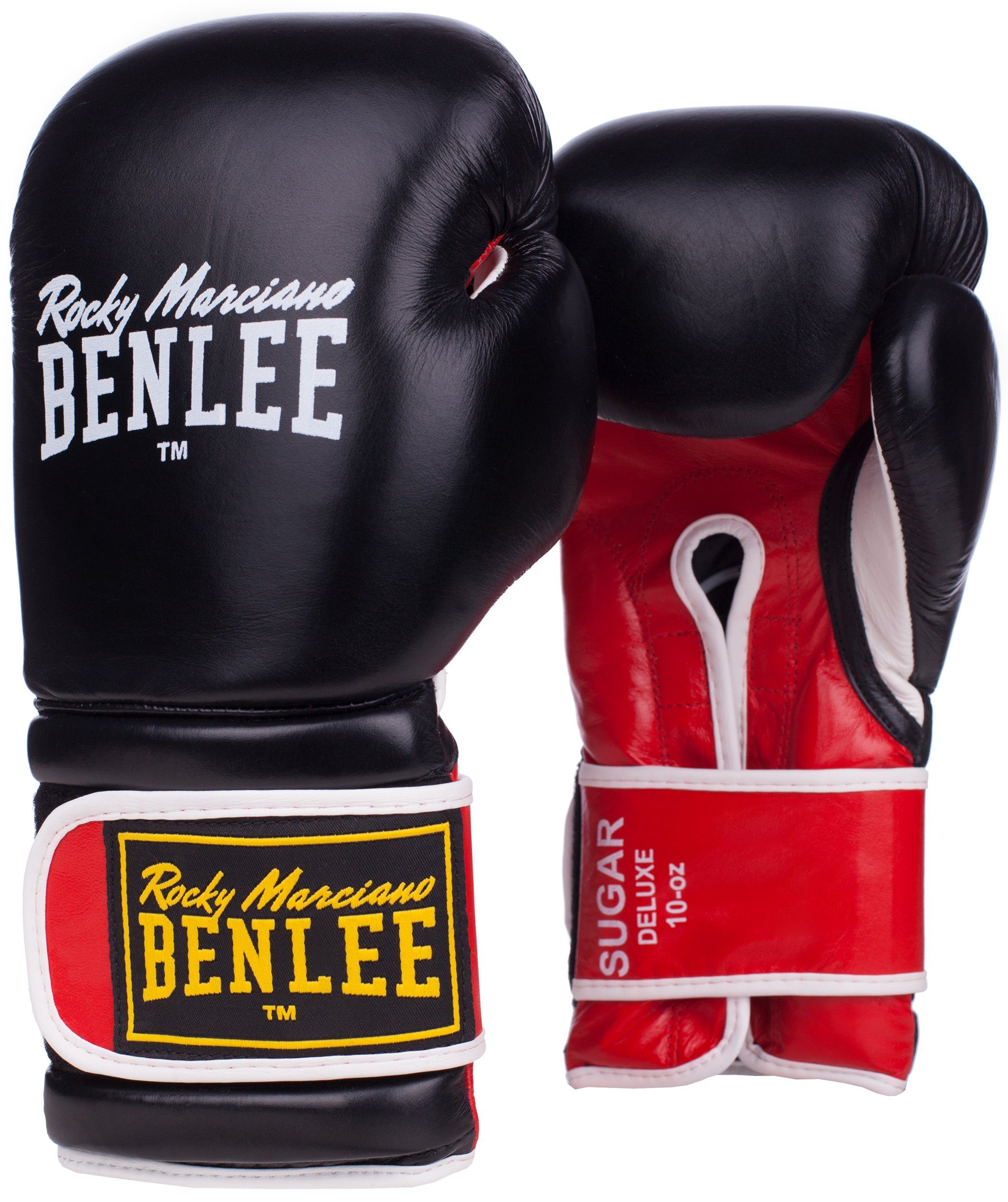 Boxhandschuhe Marciano Benlee DELUXE Black/Red SUGAR Rocky