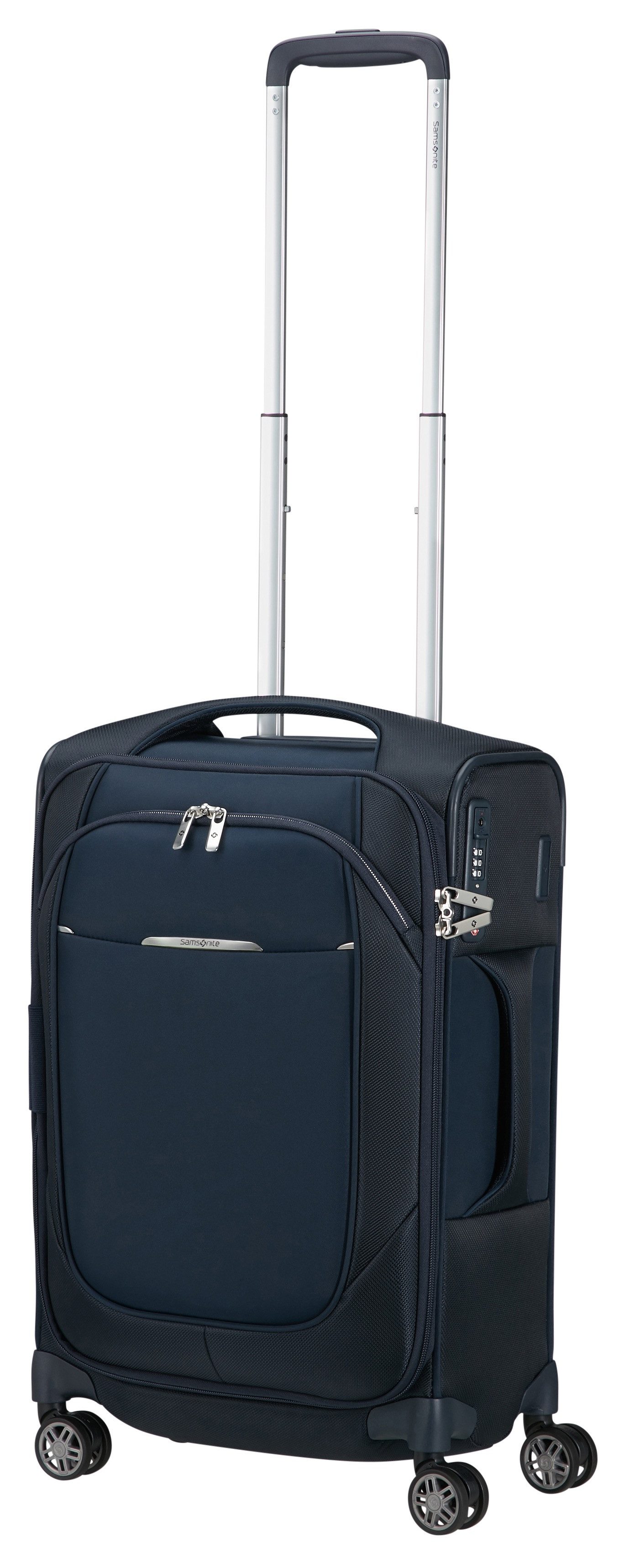Samsonite Weichgepäck-Trolley RE-LITE, verschiedene Größen und Farben, 4 Rollen, mit arretierbarem und versenkbarem Druckknopf-Trolleysystem