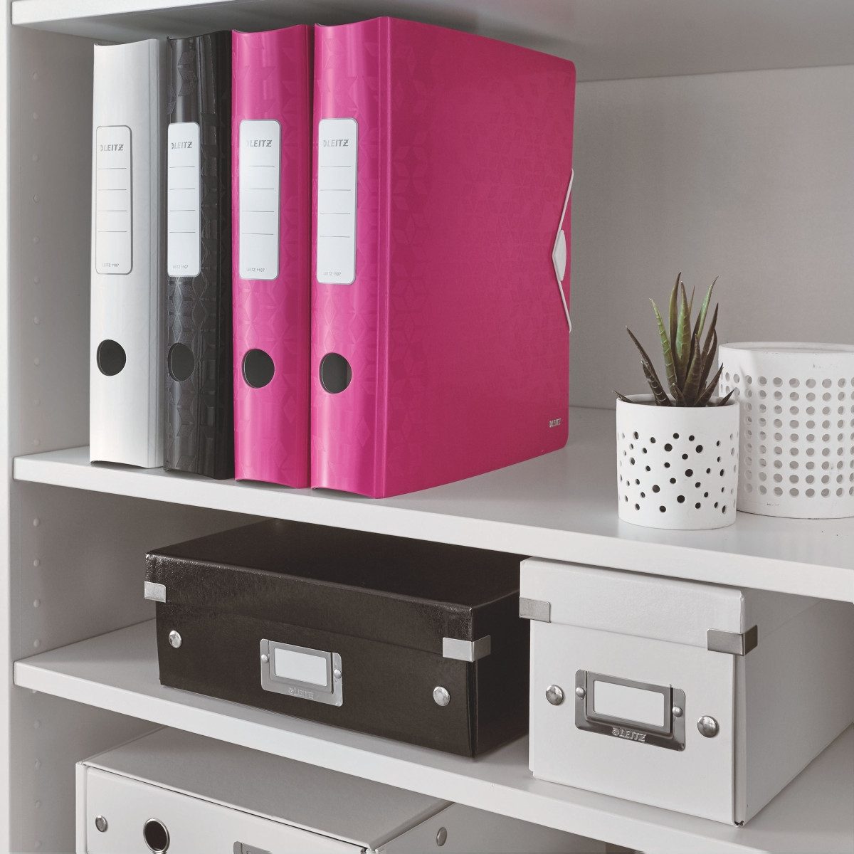 LEITZ Aktenordner Ordner Active Wow 180 Grad 6cm pink metallic