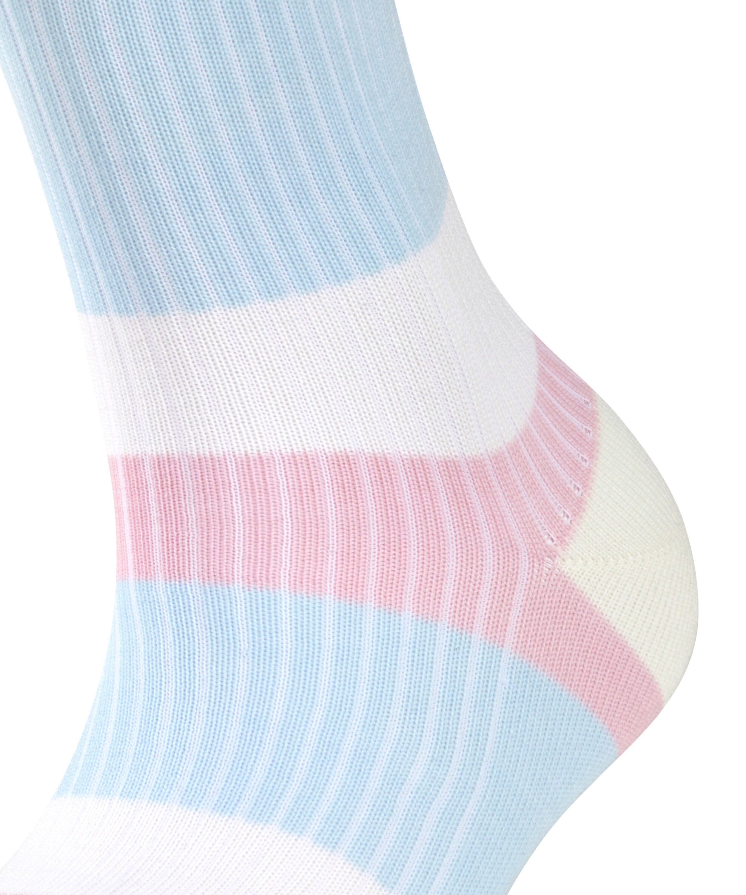 (2041) FALKE Stripe Blocky Socken (1-Paar) off-white