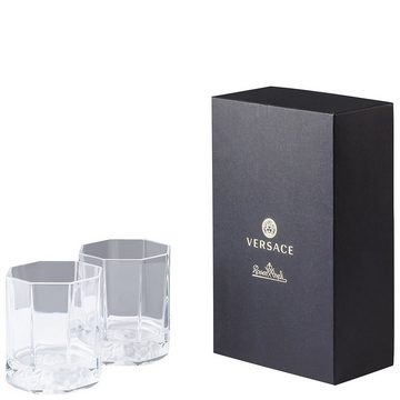 Rosenthal meets Versace Whiskyglas Versace Medusa Lumiere im Geschenkarton, Kristallglas, 2-teilig
