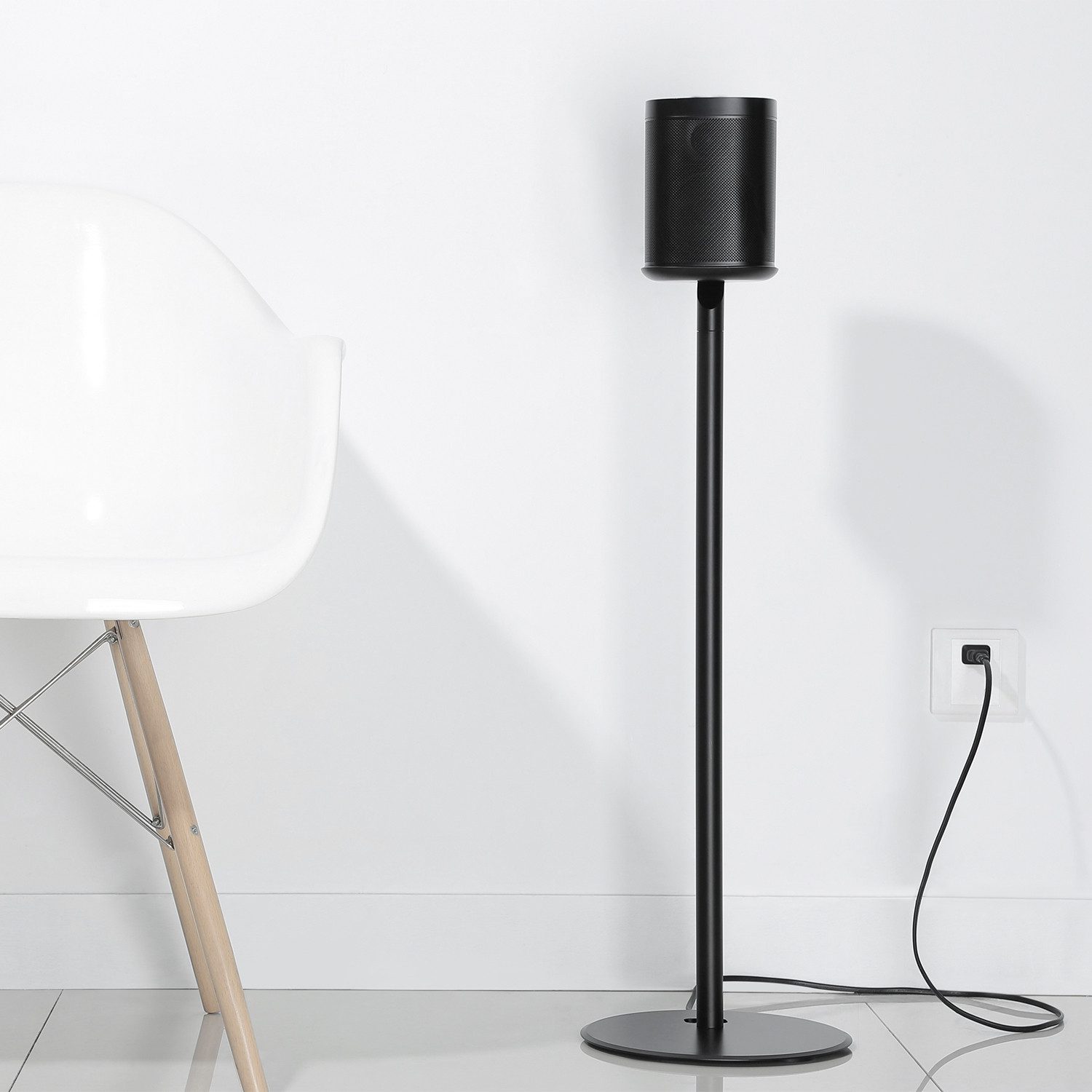 Maclean Lautsprecherständer MC-841 Standfuß für Sonos One, One SL & Play:1, (Lautsprecher-Bodenständer Höhe: 716 mm) – Bild 5 von 5