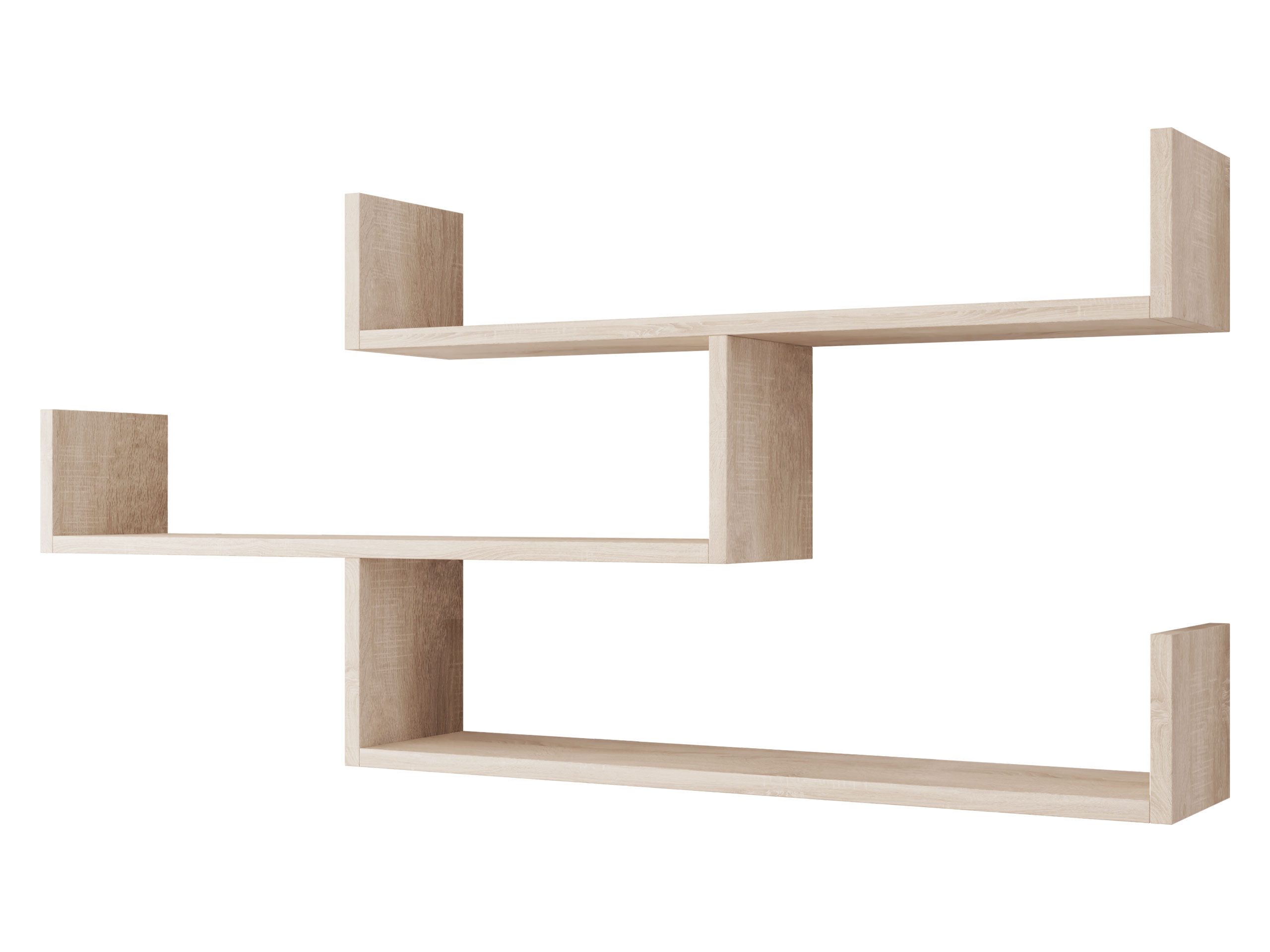 MIRJAN24 Wandregal Trio 003, 119x18x55 cm, mit Haken zum Aufhängen günstig online kaufen