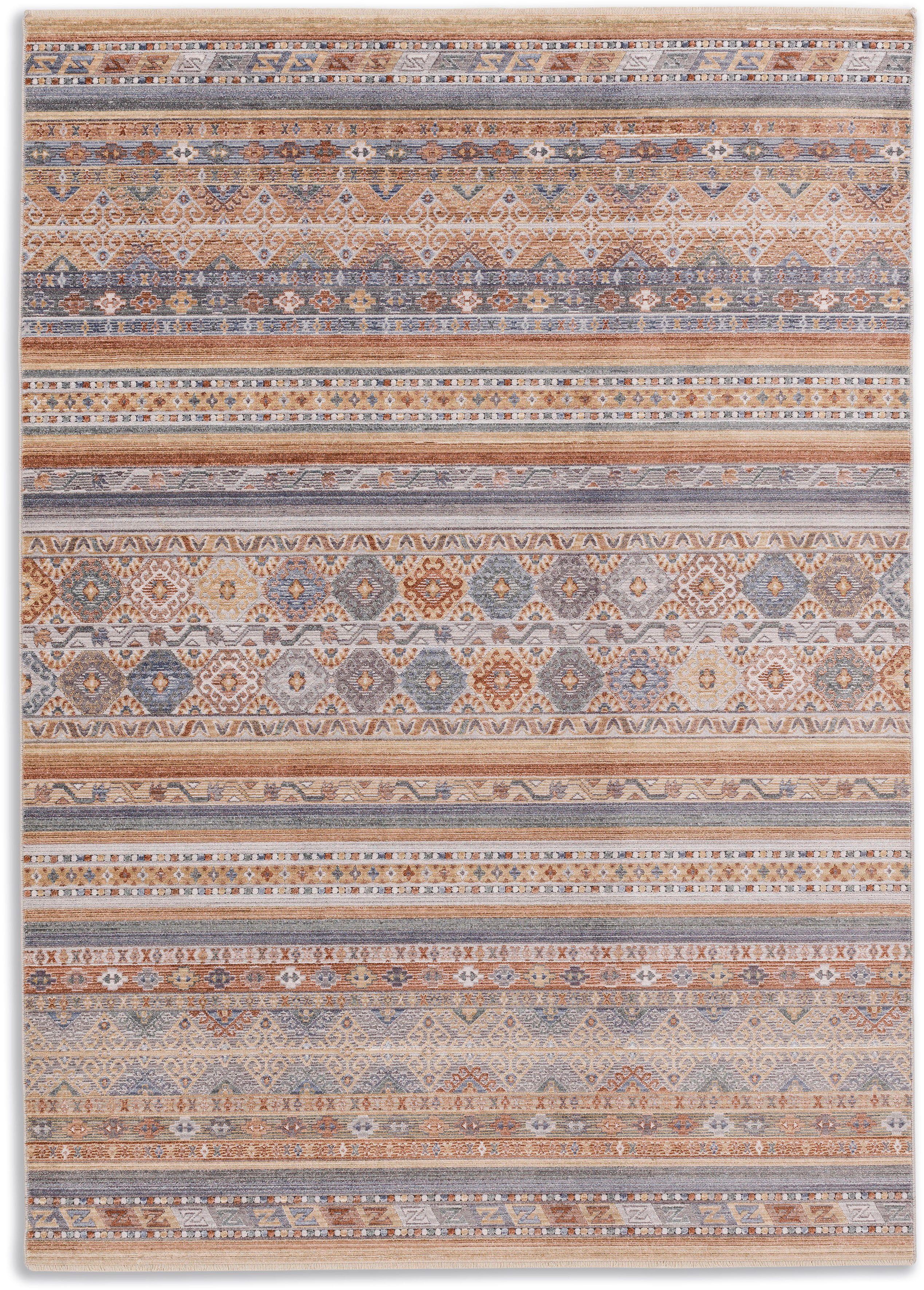 Teppich Calea 233, ASTRA, rechteckig, Höhe: 6 mm, Kurzflor mit Fransen,  Wohnzimmer