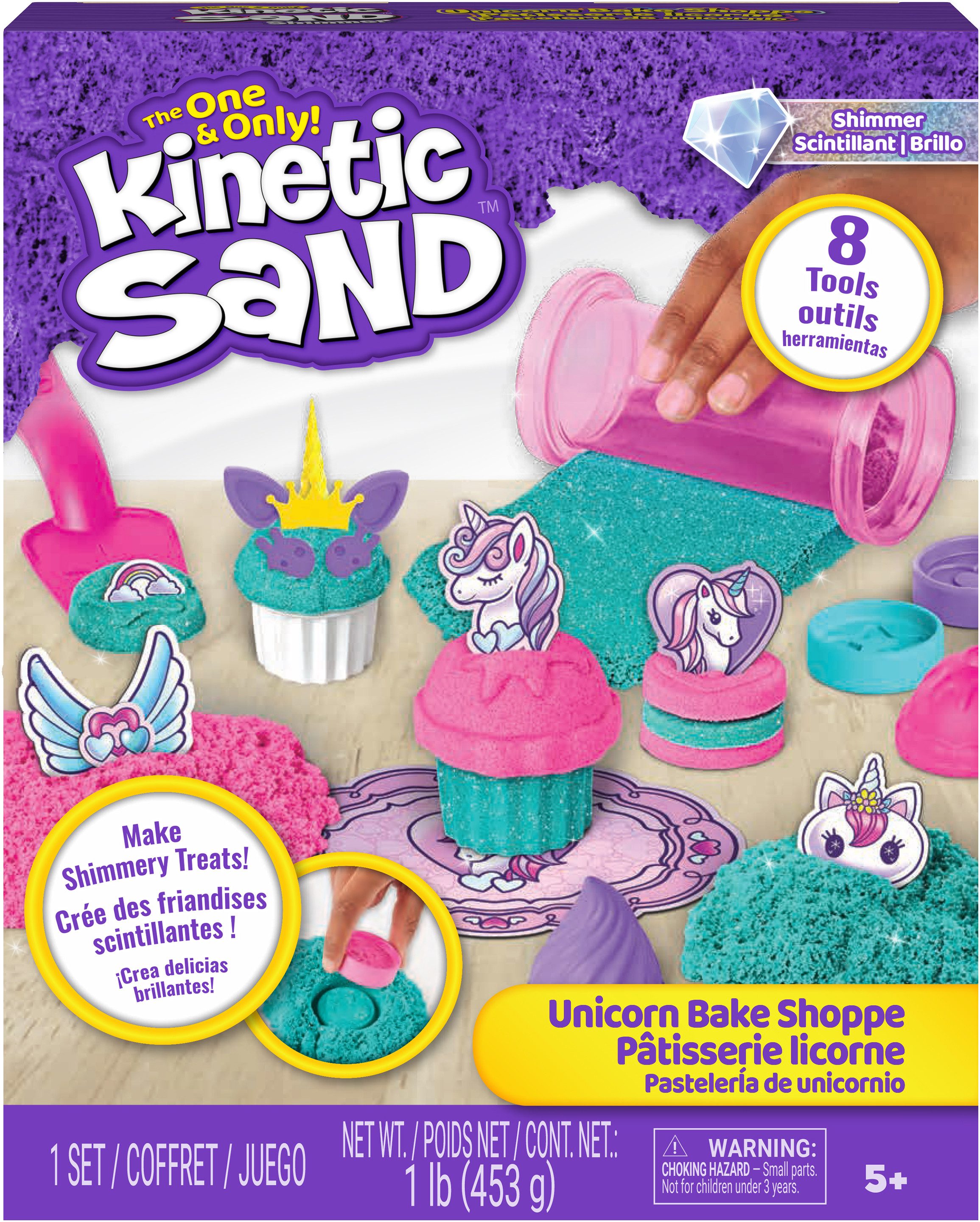 Spin Master Kreativset Kinetic Sand - Unicorn Bake Shoppe 454 g