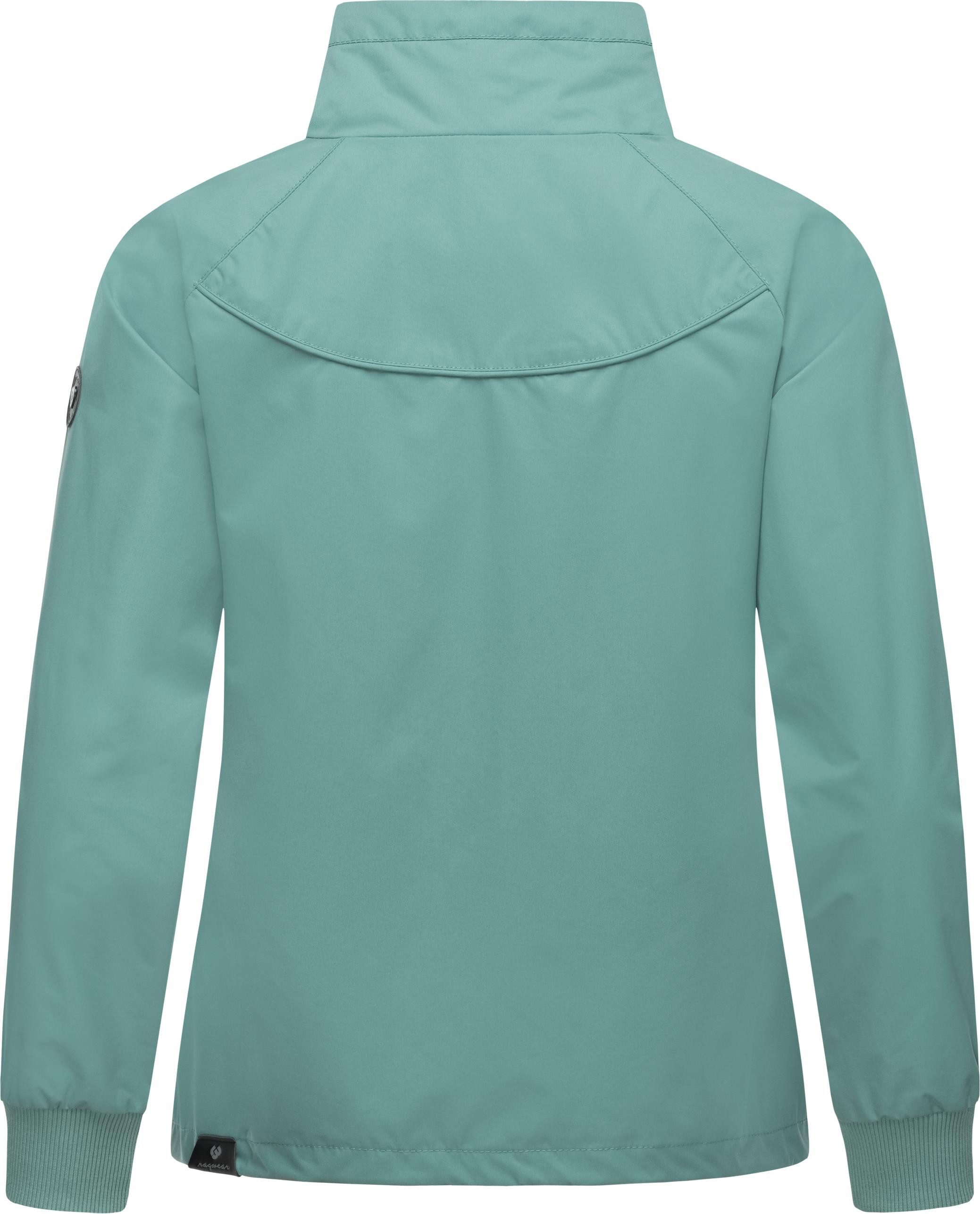 Ragwear Outdoorjacke Apola Wasserdichte Damen Übergangsjacke mit hohem Kragen