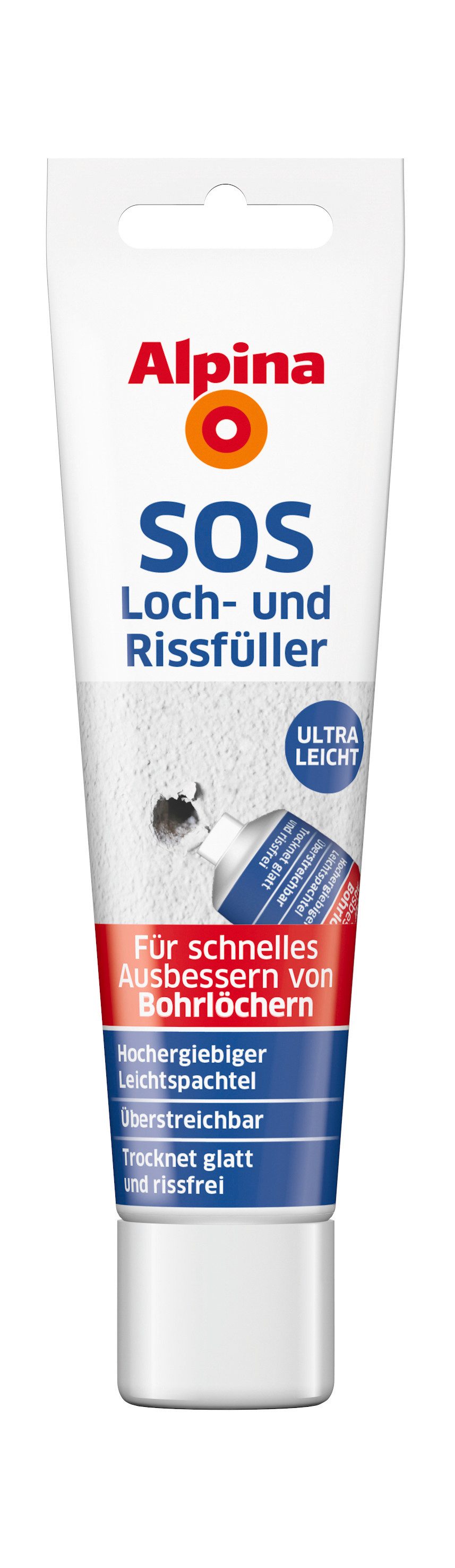 Alpina Spachtelmasse SOS Loch- und Rissfüller 100ml weiß