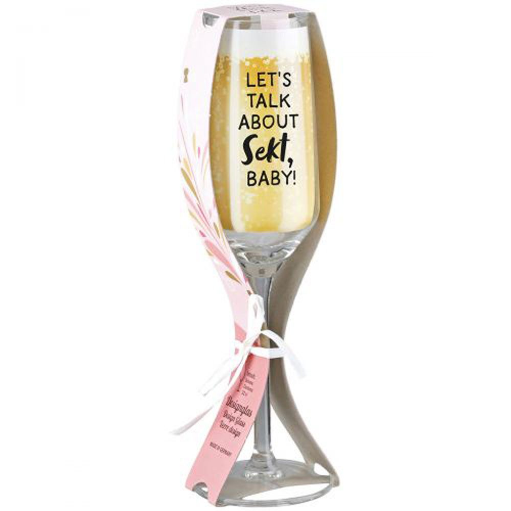 GILDE Sektglas Sektglas Mädelsabend und Let´s talk about Sekt, Glas