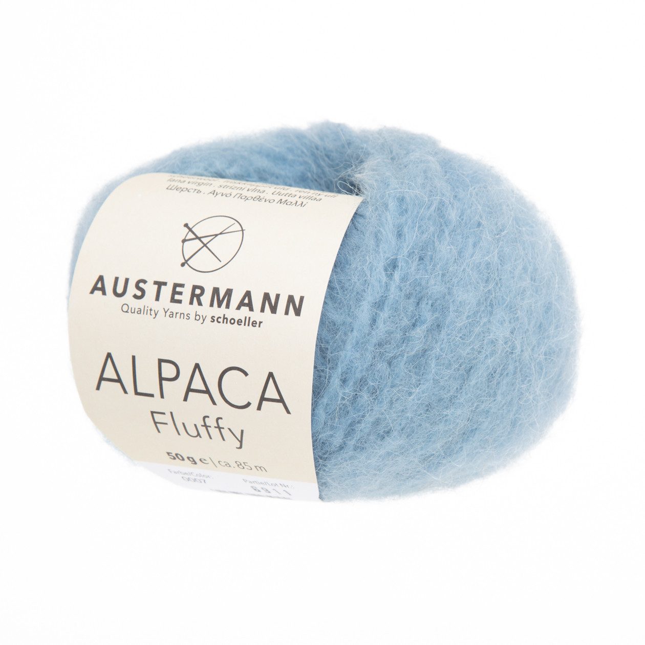 Austermann Garn Austermann Alpaka Fluffy Effektgarn, 85,00 m, Naturgarn, fluffig, leicht, weich