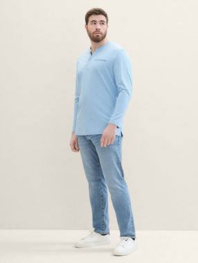 TOM TAILOR PLUS T-Shirt Plus - Gestreiftes Langarmshirt