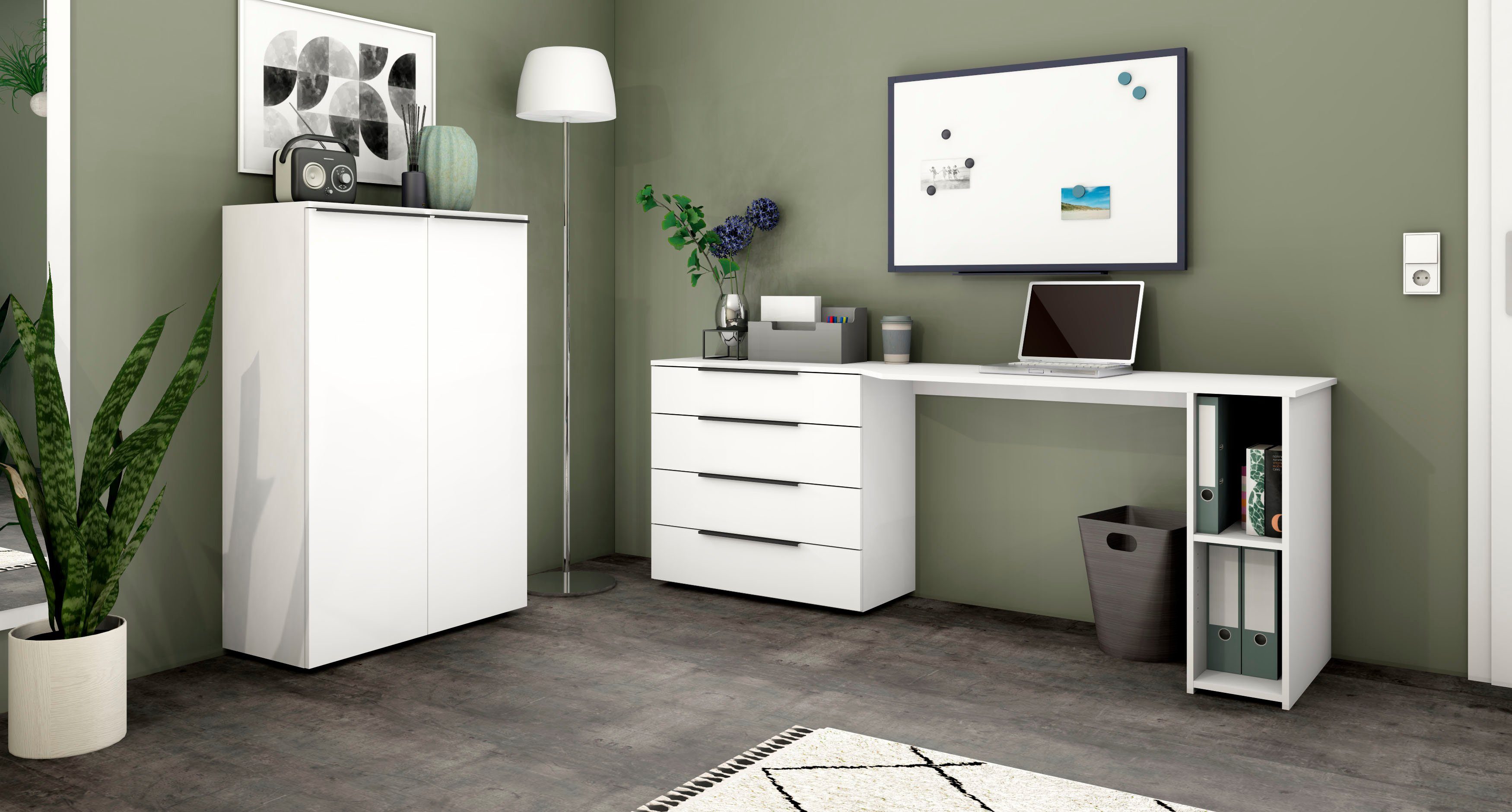 borchardt Möbel Aktenschrank Tom Breite 76 cm, Mehrzweckschrank