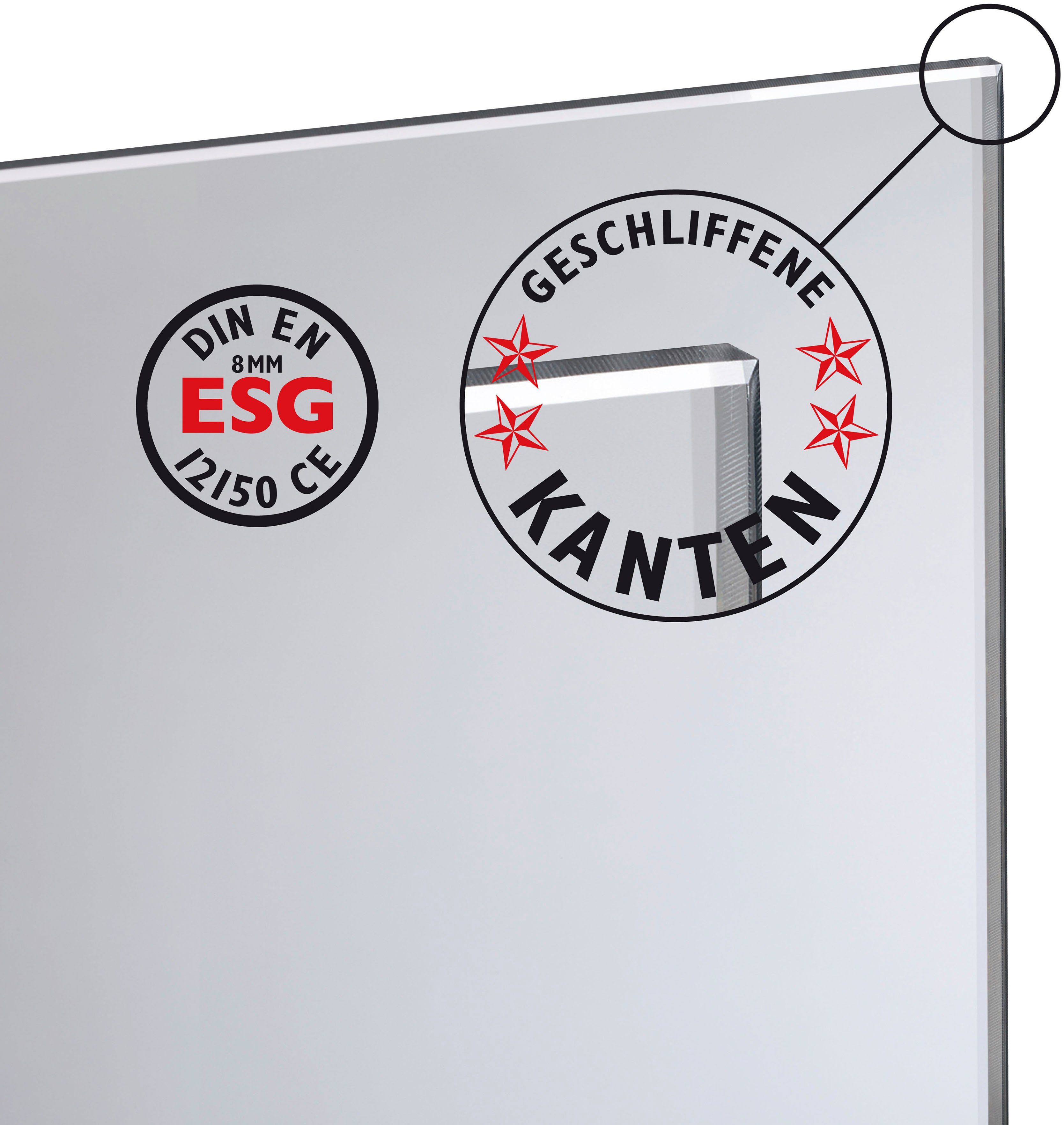 STAKET PRO Zaun, (Set), Glaszaun, Gesamtlänge: 3,32 m, 4 Pfosten