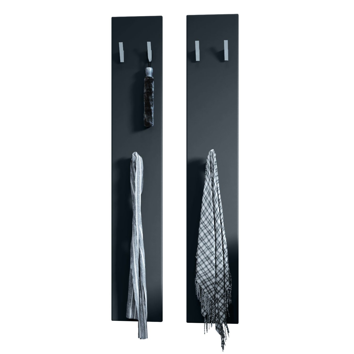 Vladon Garderobenpaneel Wandpaneel 140 (Garderobenpaneel, bestehend aus 2 P günstig online kaufen