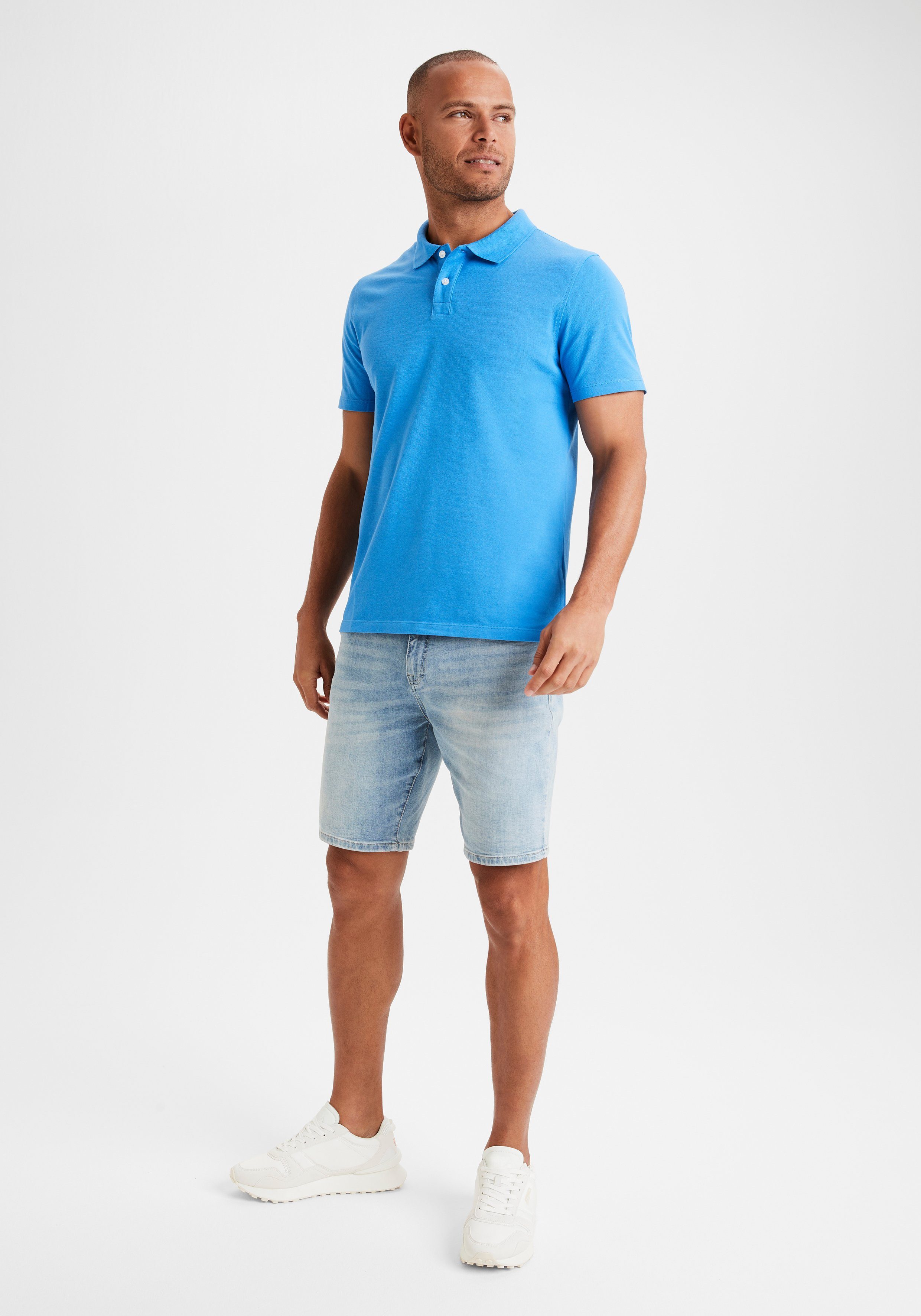 Buffalo Jeansshorts 5-Pocket Shorts, mit normaler Bundhöhe, kurze Hose aus elastischer Denim-Qualität