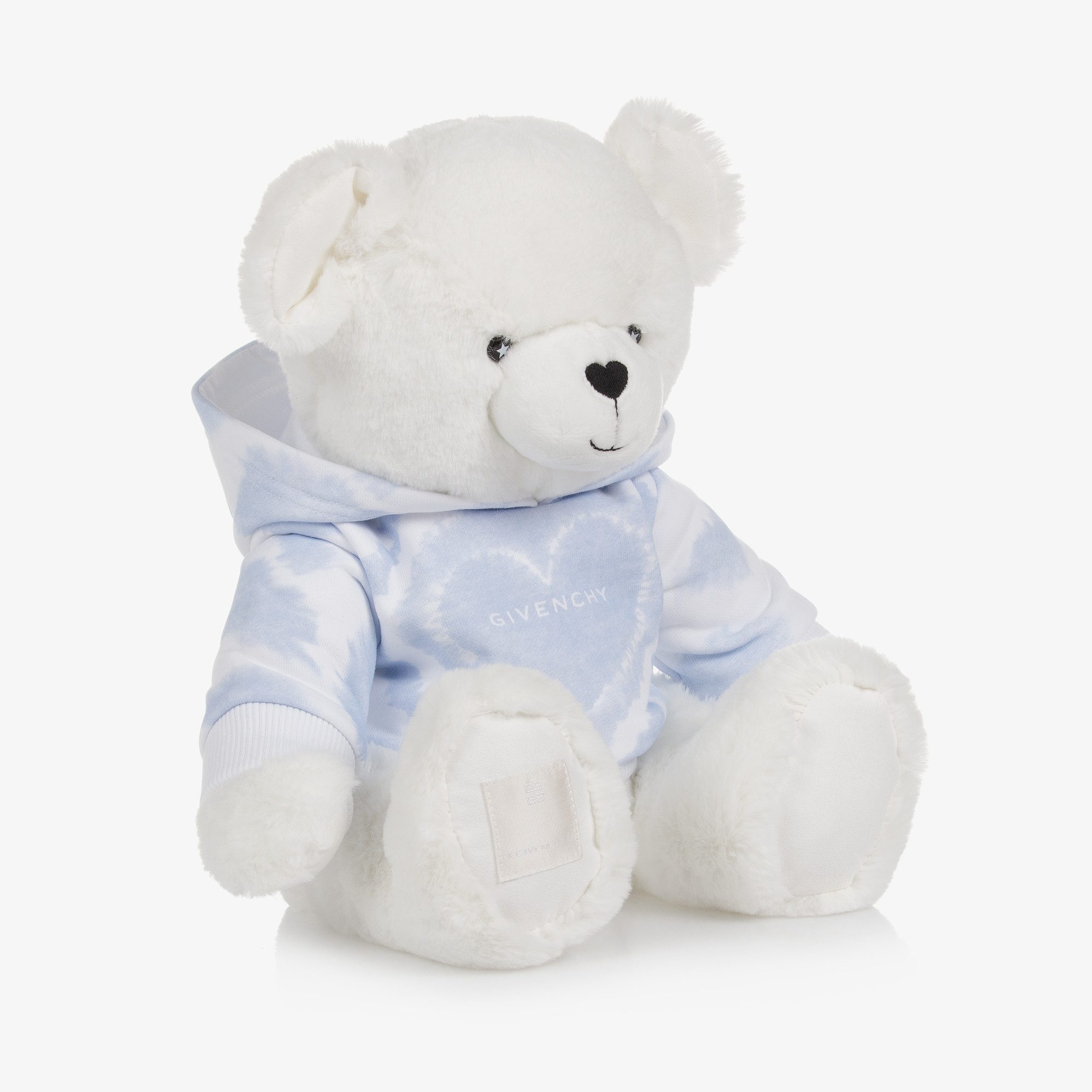 GIVENCHY Kuscheltier Teddy mit Kapuze blau