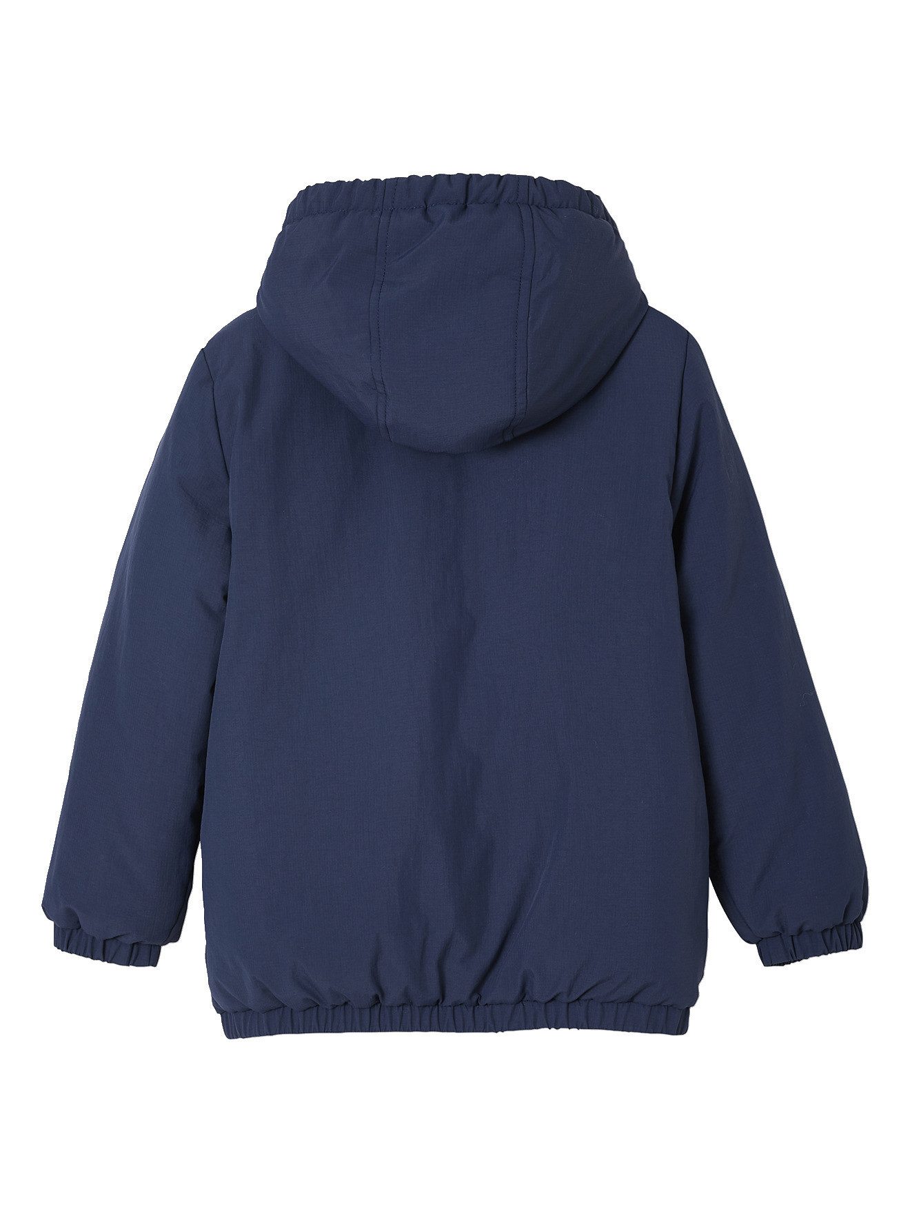 vertbaudet Parka Jungen Winterjacke mit Kapuze und Webpelzfutter, Recycling-Polyester – Bild 2 von 5