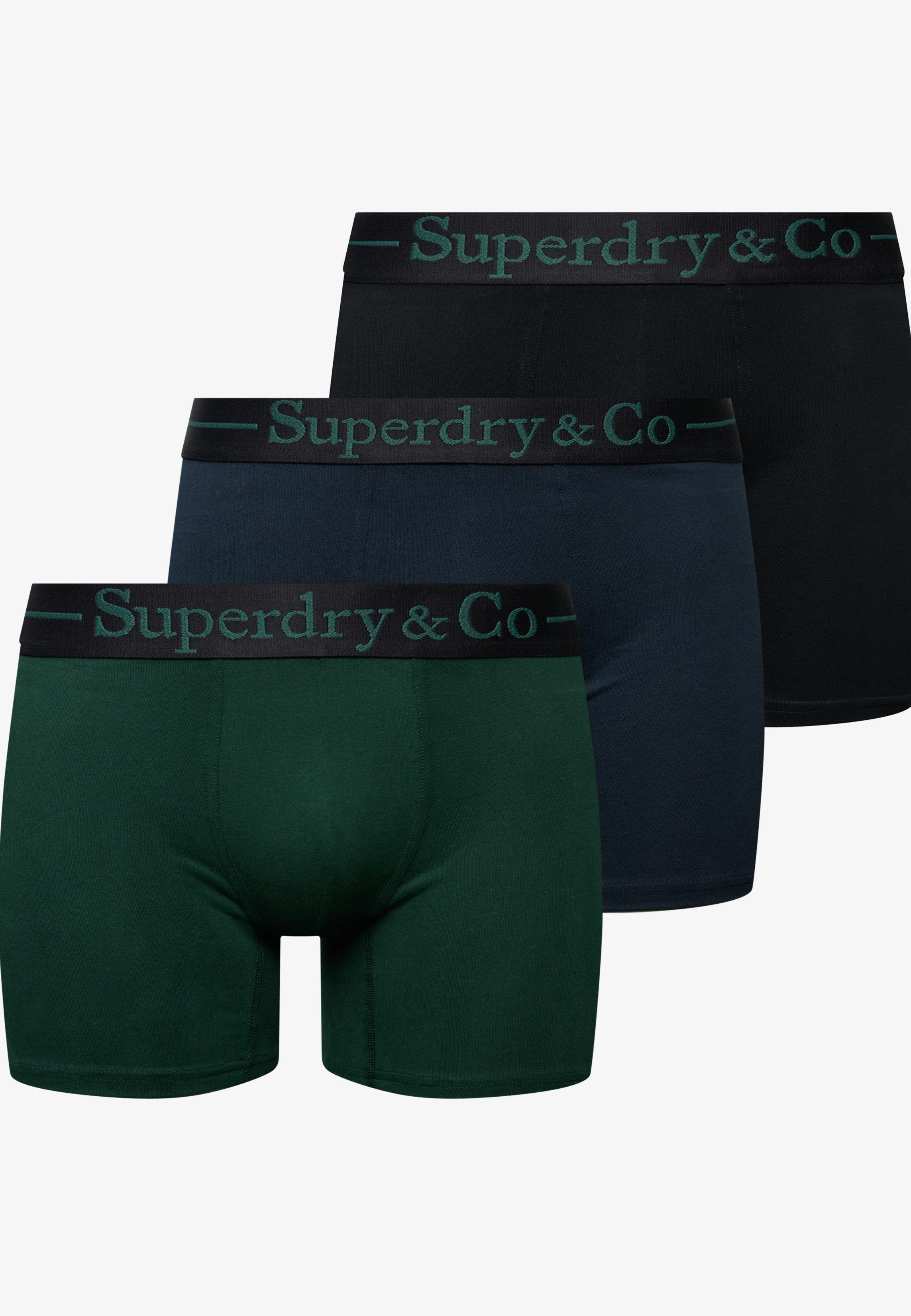 Superdry Boxershorts SDRY & CO BOXER TRIPLE PACK (Packung, 3-St) Baumwollmischung, slim fit