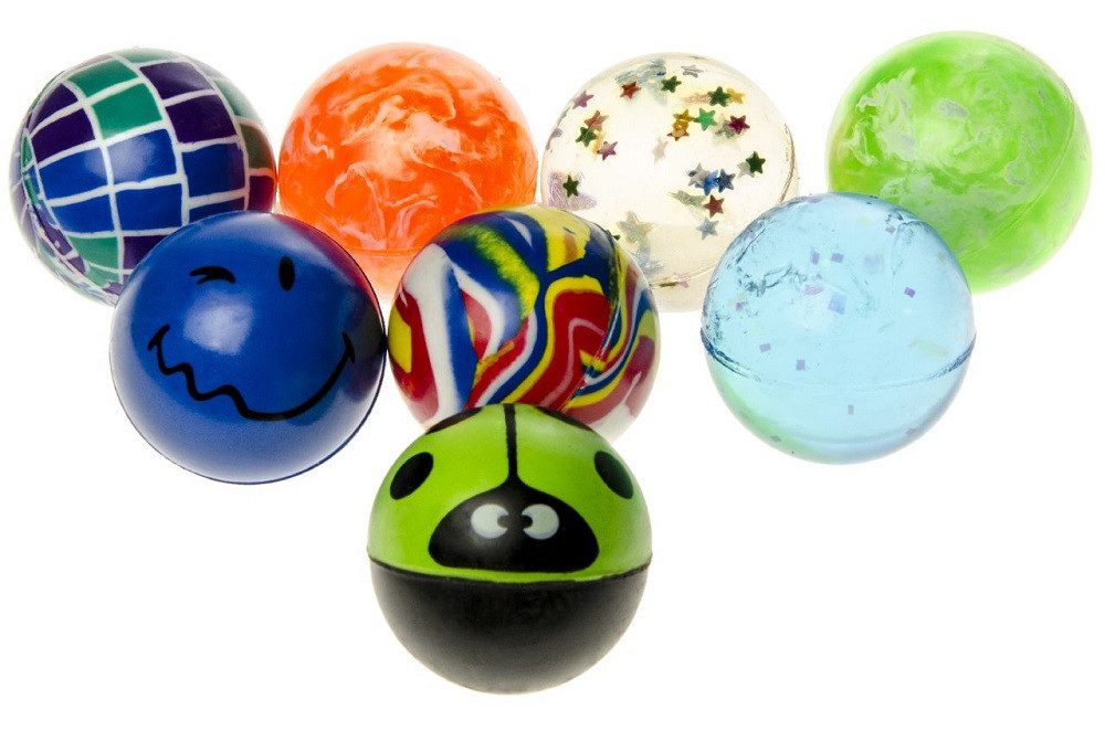 LG Designs Flummi Надувные шарики bunt gemischt / Dopsball /Gummiball Mix ca 4,3 mm (12-St), Mitgebsel, Kindergeburtstag / Ideal als Geschenk