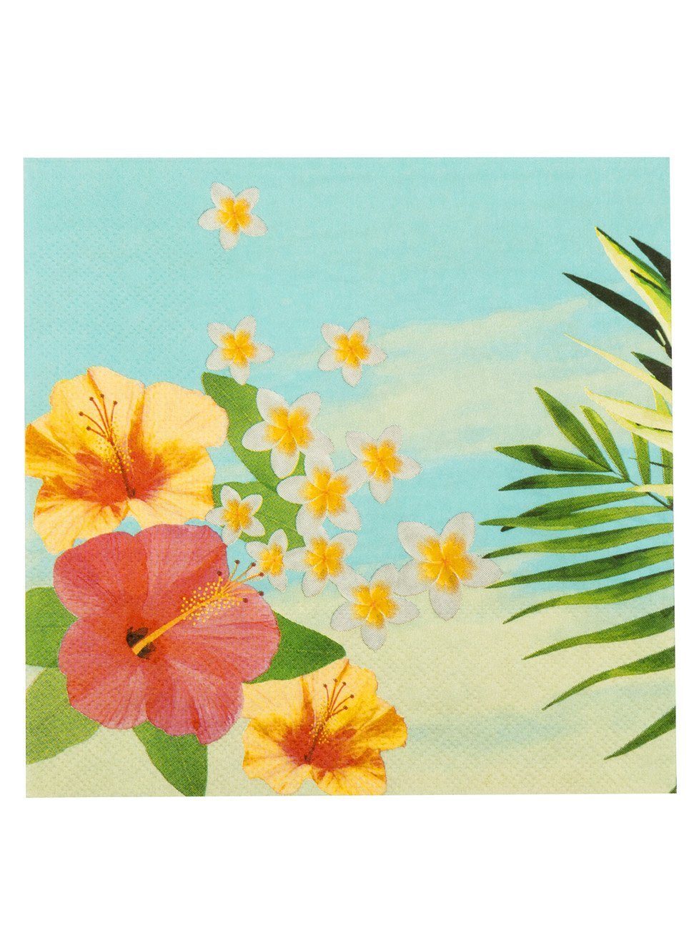 Boland Einweggeschirr-Set Hawaii Papier, was Beachparty: PVC, Tischdeko Set, Karibik, Part Deine Du für Alles Party sommerliche Südsee