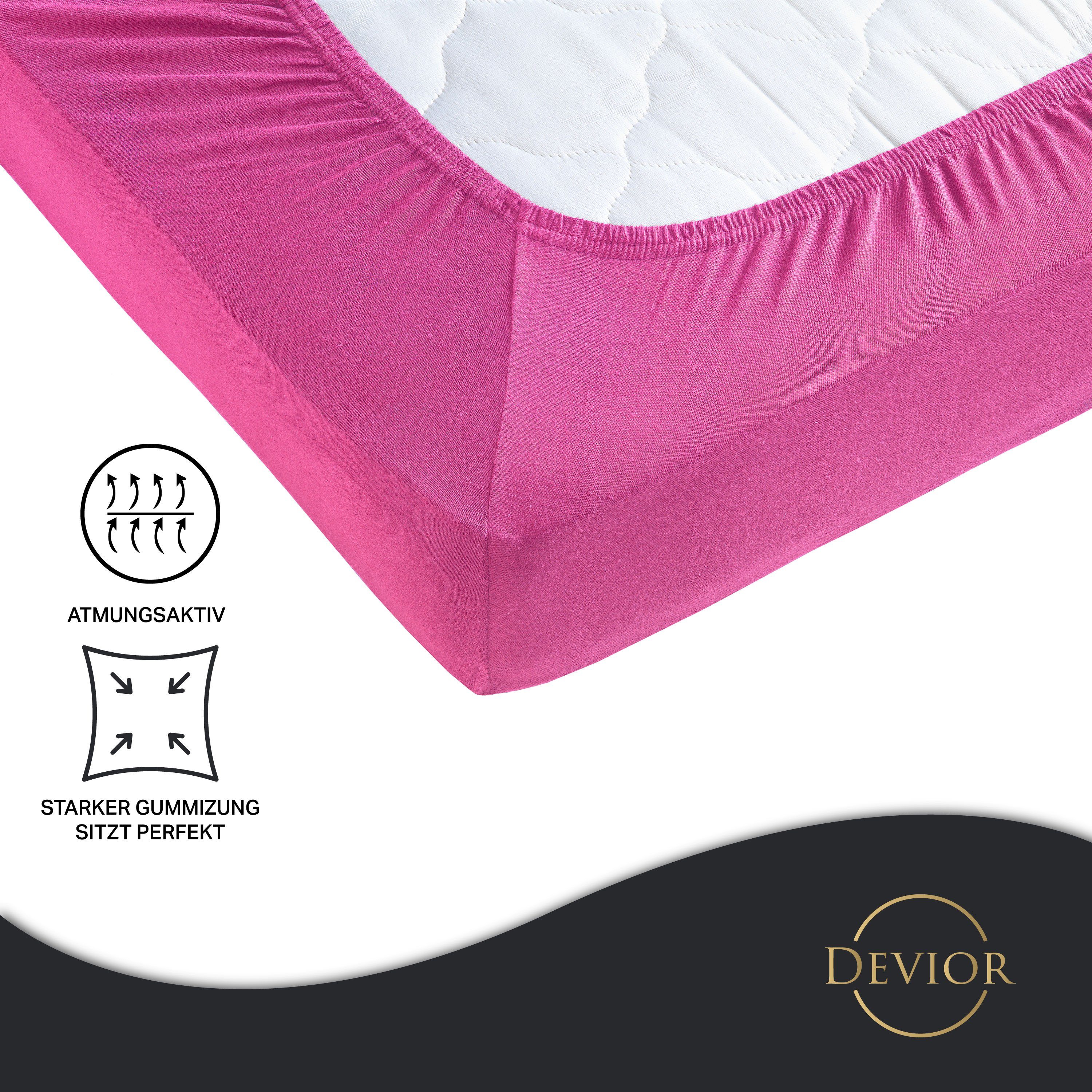 Devior Spannbettlaken Kinder Spannbetttuch 60x120 - günstig online kaufen