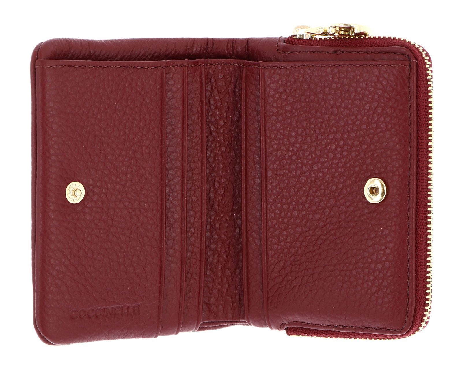 COCCINELLE Geldbörse Wallet, aus echtem Rindsleder mit RFID-Blocker Schutz