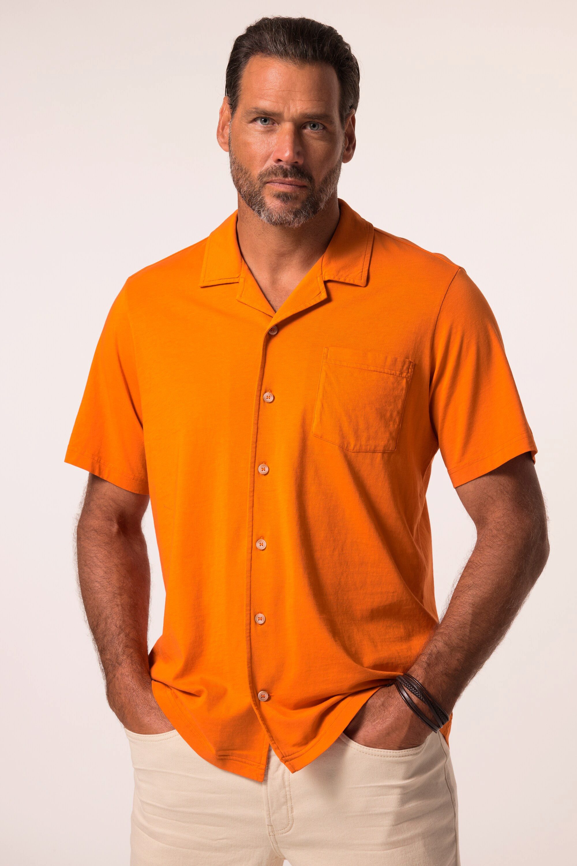 JP1880 Kurzarmhemd JP AWARE Jersey-Hemd Nachhaltigkeit günstig online kaufen
