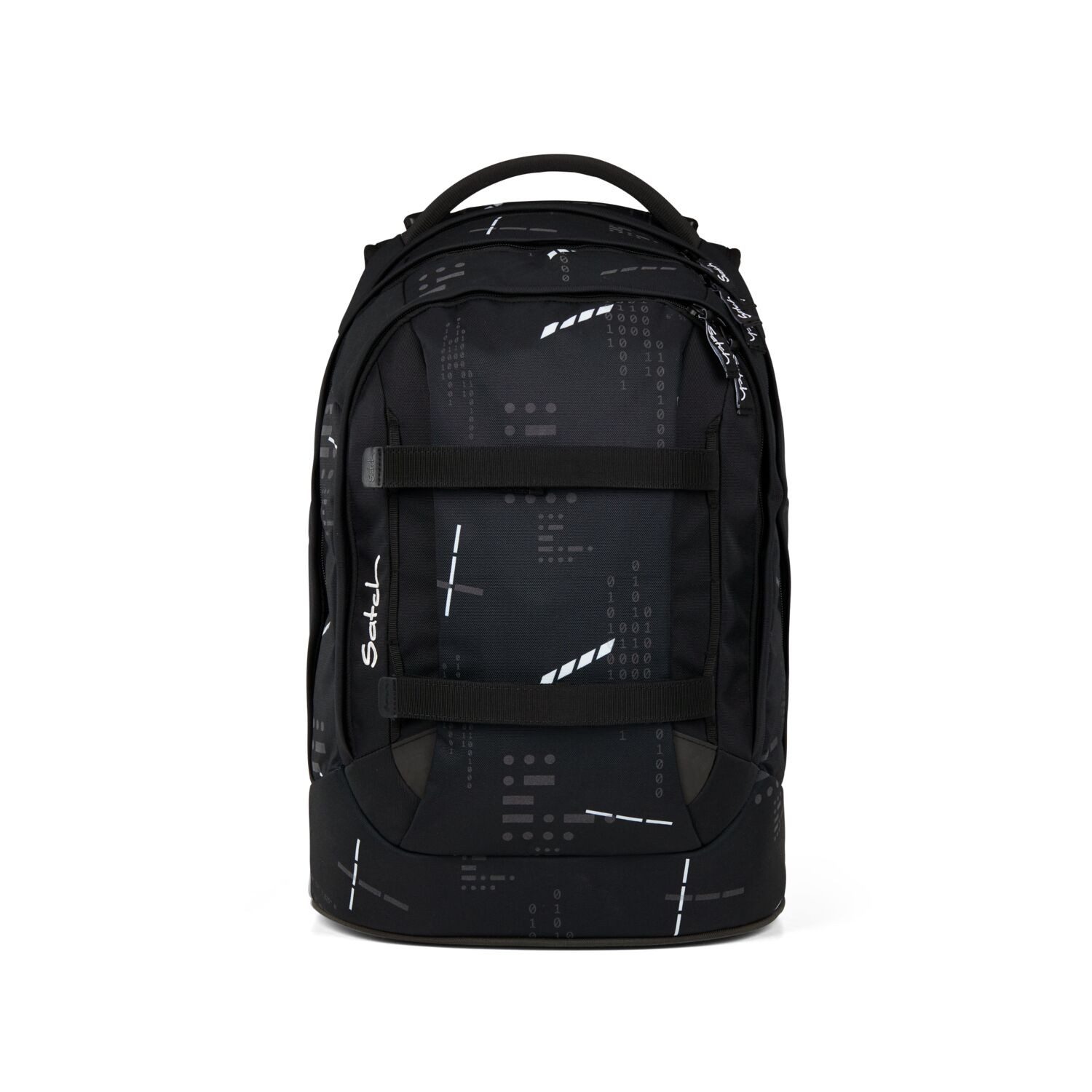 Satch Schulranzen Schulrucksack PACK Ninja Matrix (1 Stück), ergonomisch, Your-Size-System: auf Körpergröße anpassbar