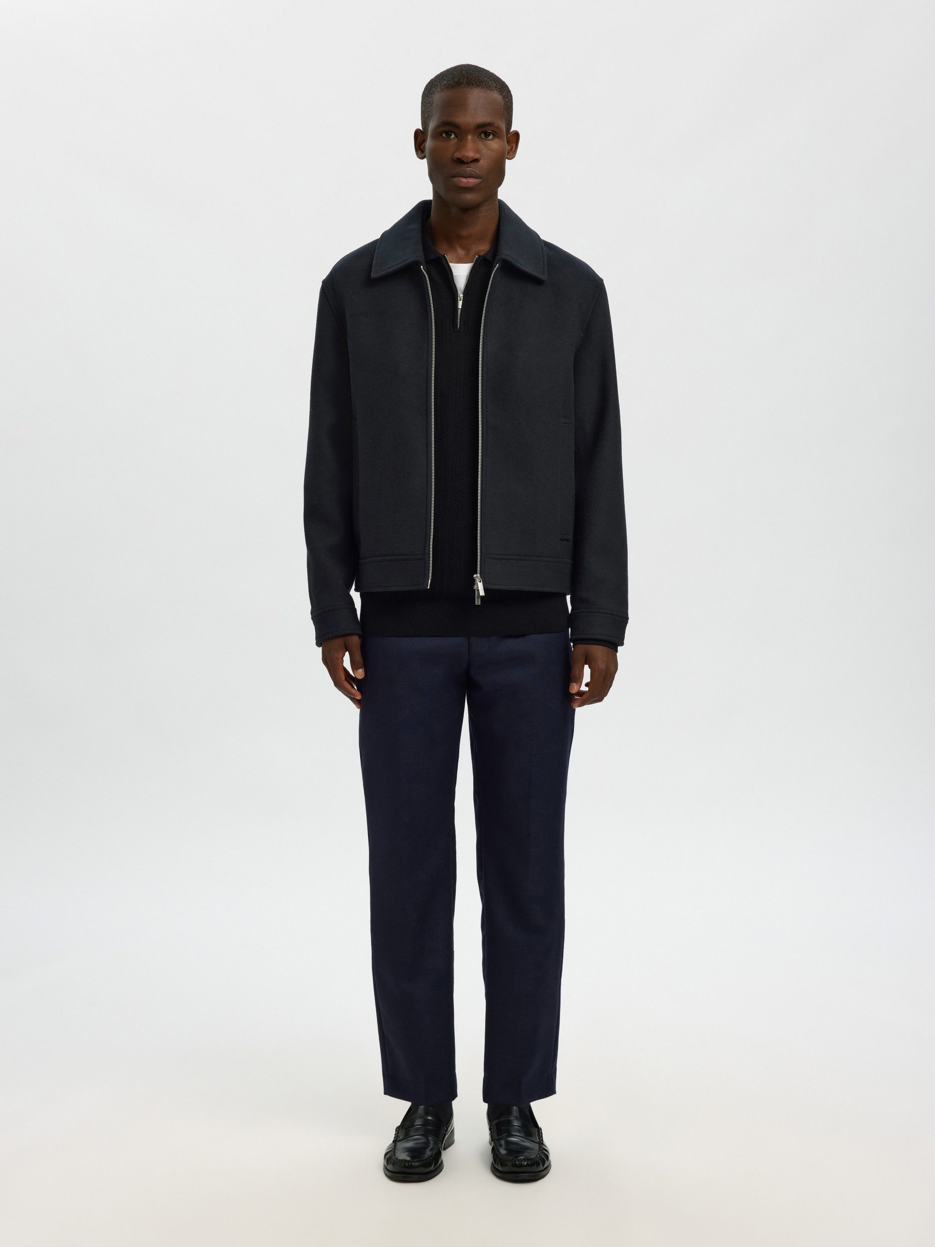 SELECTED HOMME Outdoorjacke SLHPHILIP WOOL BLEND JKT NOOS