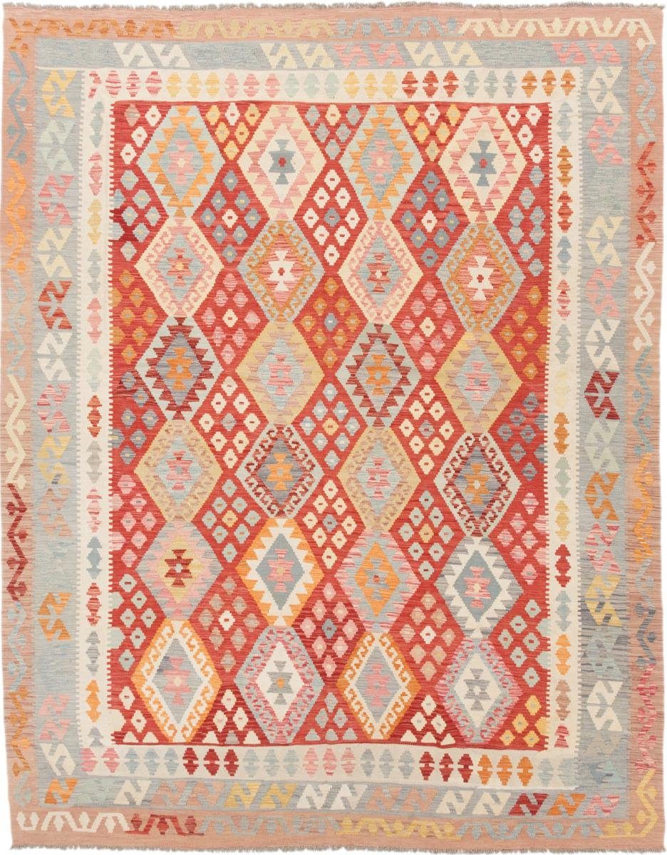 Orientteppich Kelim Afghan 269x340 Handgewebter Orientteppich, Nain Trading, rechteckig, Höhe: 3 mm