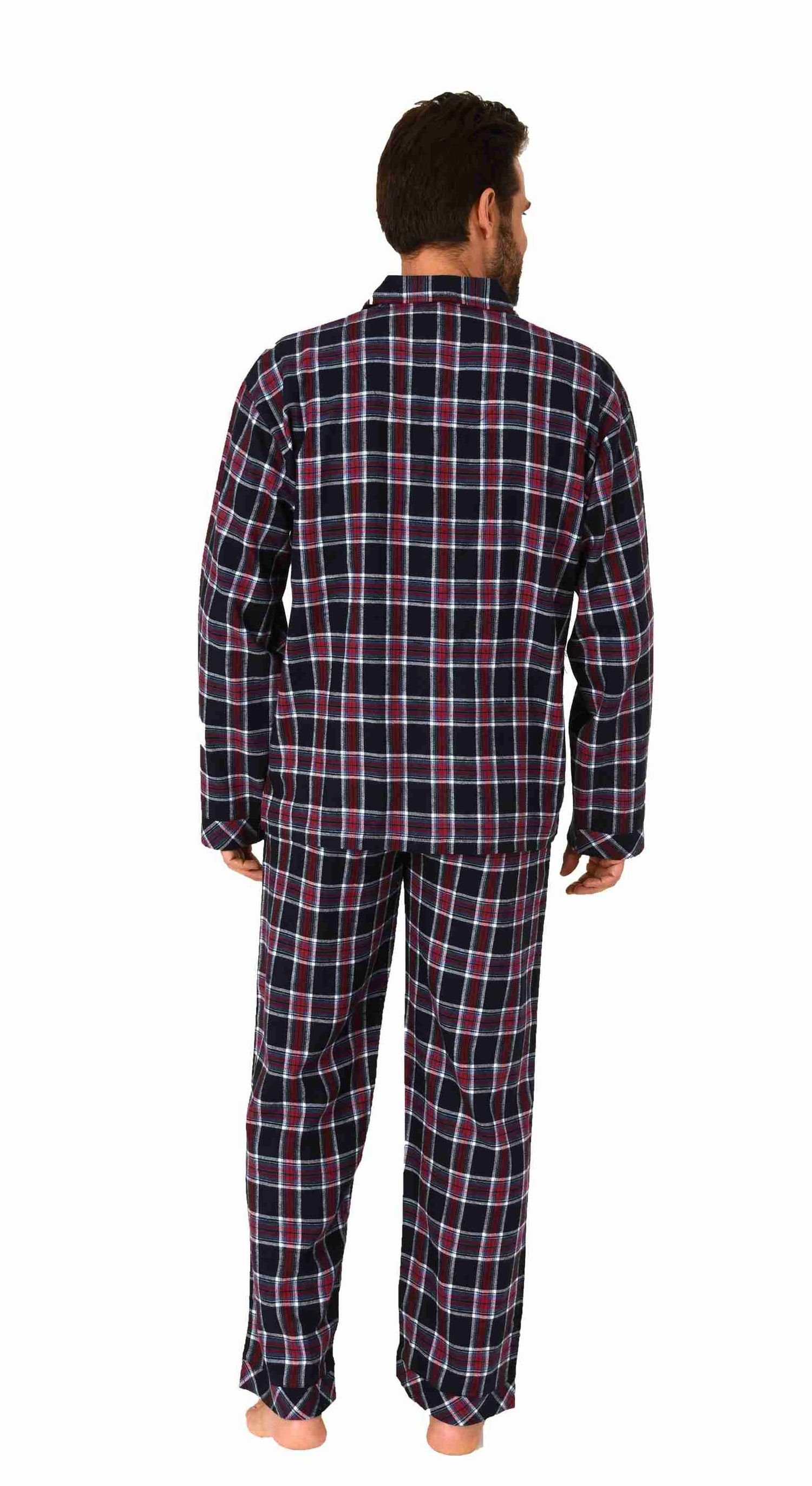 Trend by Normann Pyjama Herren Flanell Schlafanzug langarm Pyjama zum durch günstig online kaufen