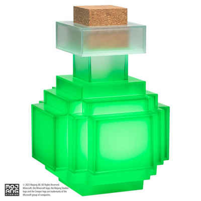 The Noble Collection LED Nachttischlampe Minecraft Farbwechsel Trank Flasche Replik 17cm, LED fest integriert, offiziell lizensiertes Merchandise
