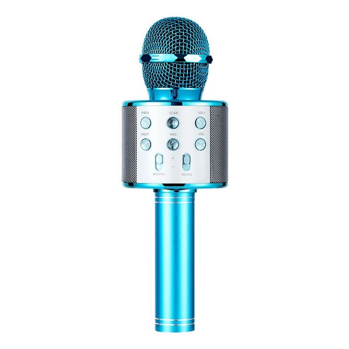 GelldG Mikrofon Bluetooth Karaoke Mikrofon Drahtloser Mikrofon für Kinder