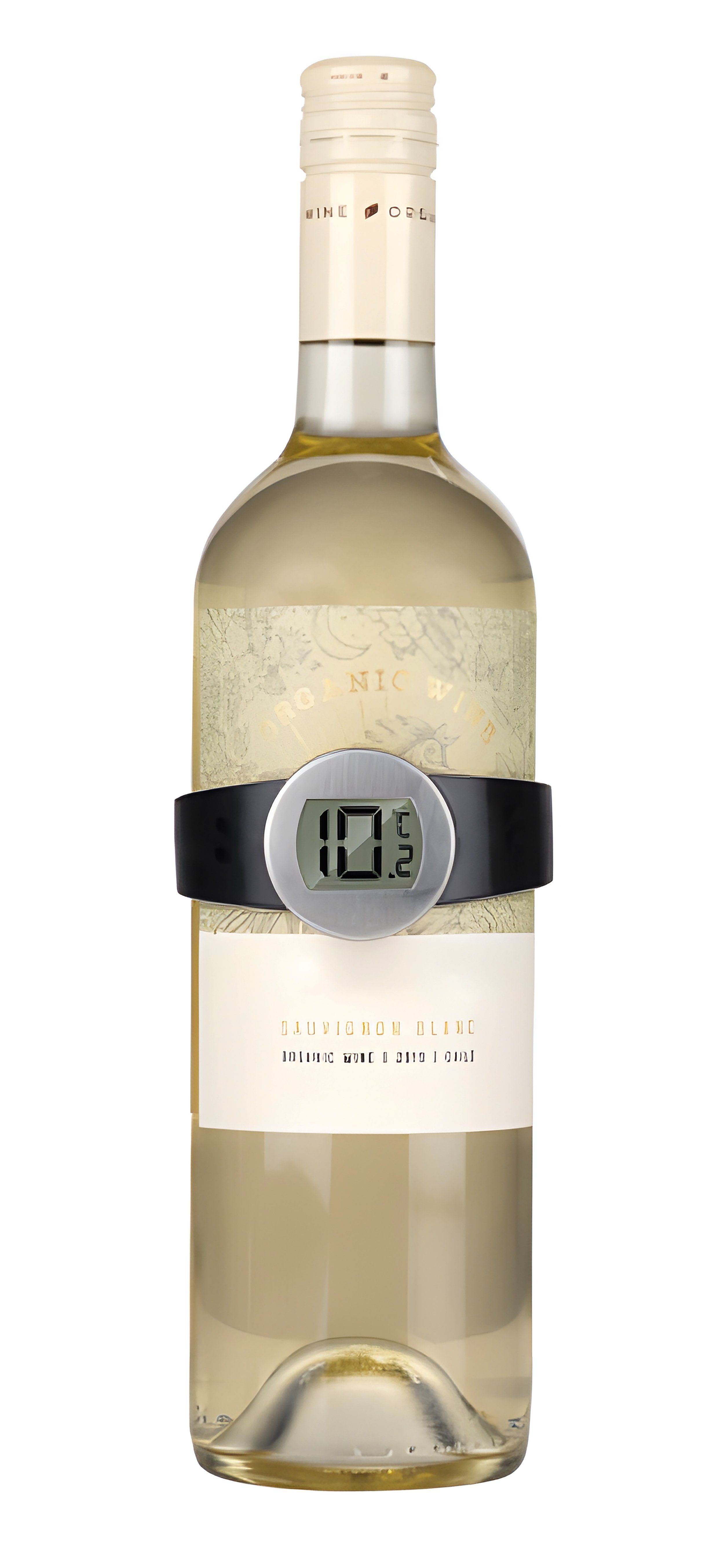 *Alpina* Weinthermometer WEINTHERMOMETER Digital aus Edelstahl Wein Thermometer Weinflaschen 09, Flaschen