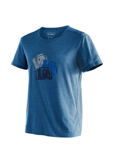 Maier Sports Funktionsshirt »Burgeis Tee M« Vielseitiges T-Shirt in ansprechender Melange-Optik