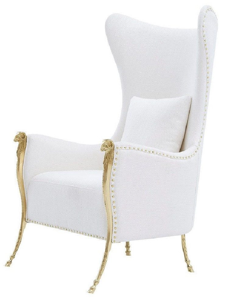 Xlmoebel Ohrensessel Eleganter Lounge Sessel mit Polster in königlicher Optik (Sessel), Hergestellt in Europa