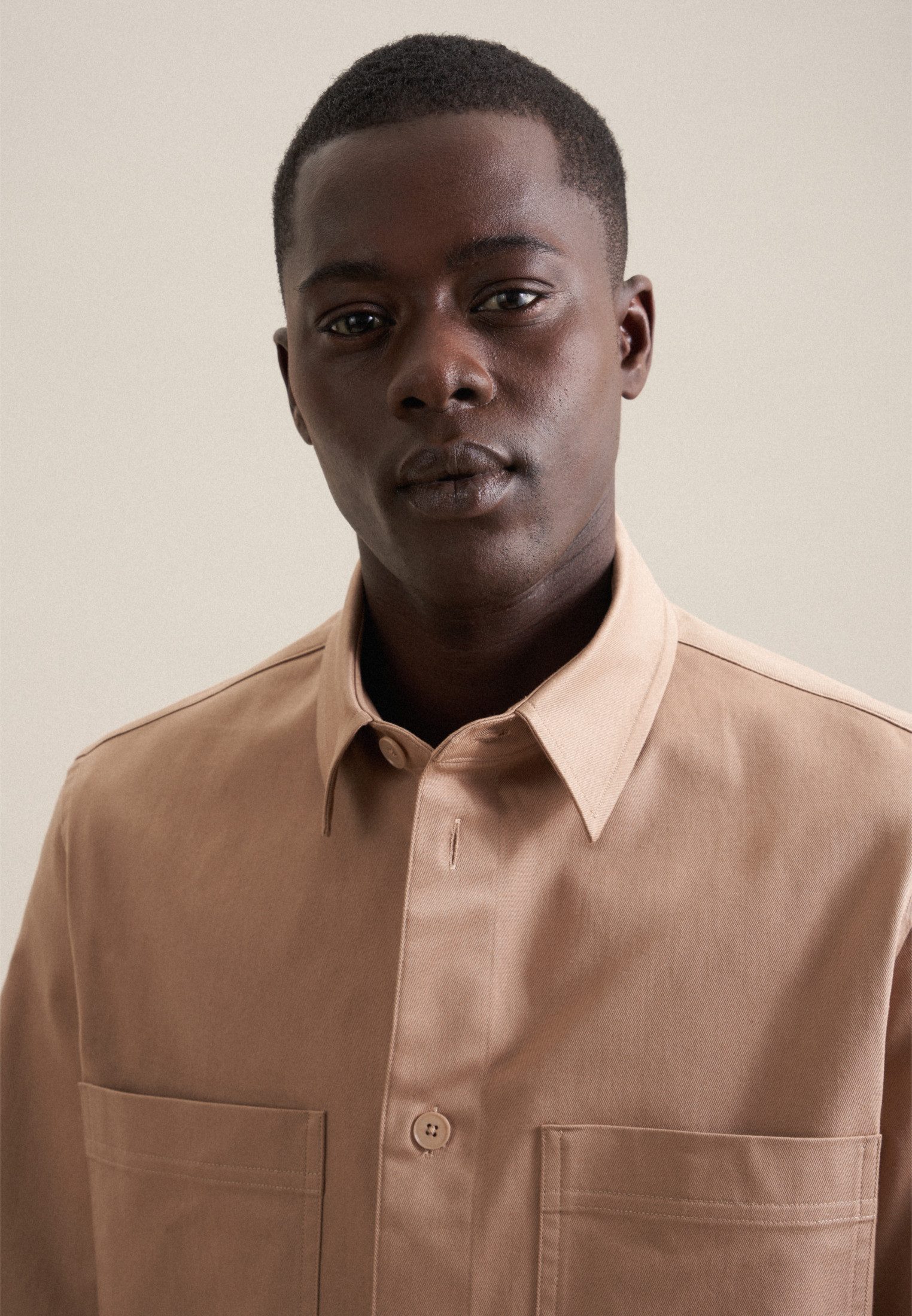 seidensticker Langarmhemd Regular Langarm Kragen Uni