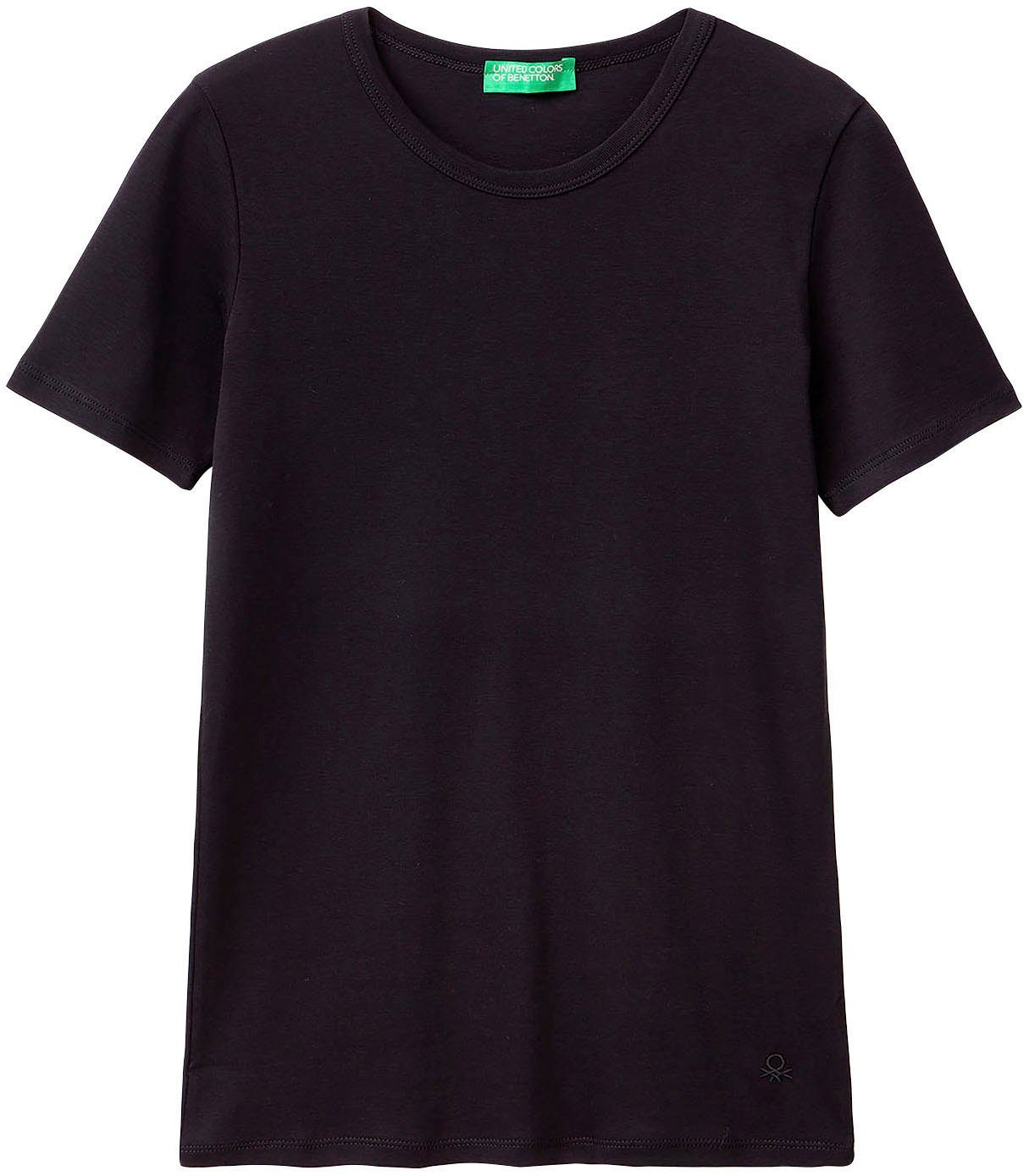 United Colors of Benetton T-Shirt schwarz