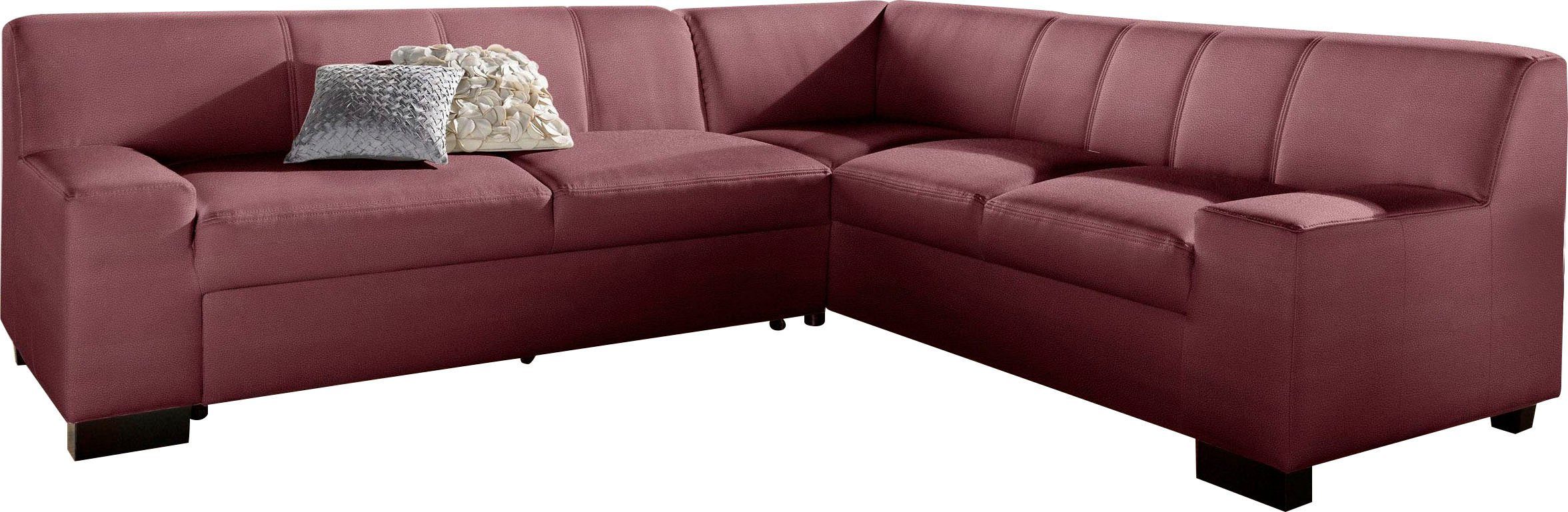 DOMO collection Ecksofa Norma Top L-Form, wahlweise mit Bettfunktion