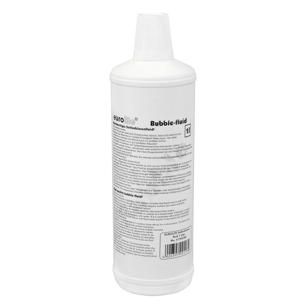 EUROLITE Seifenblasenmaschine Seifenblasenfluid 1 Liter