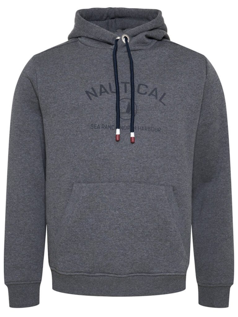 Sea Ranch Kapuzenpullover Herren Hoodie Boyd Sweat mit Front-Print aus American-Fleece