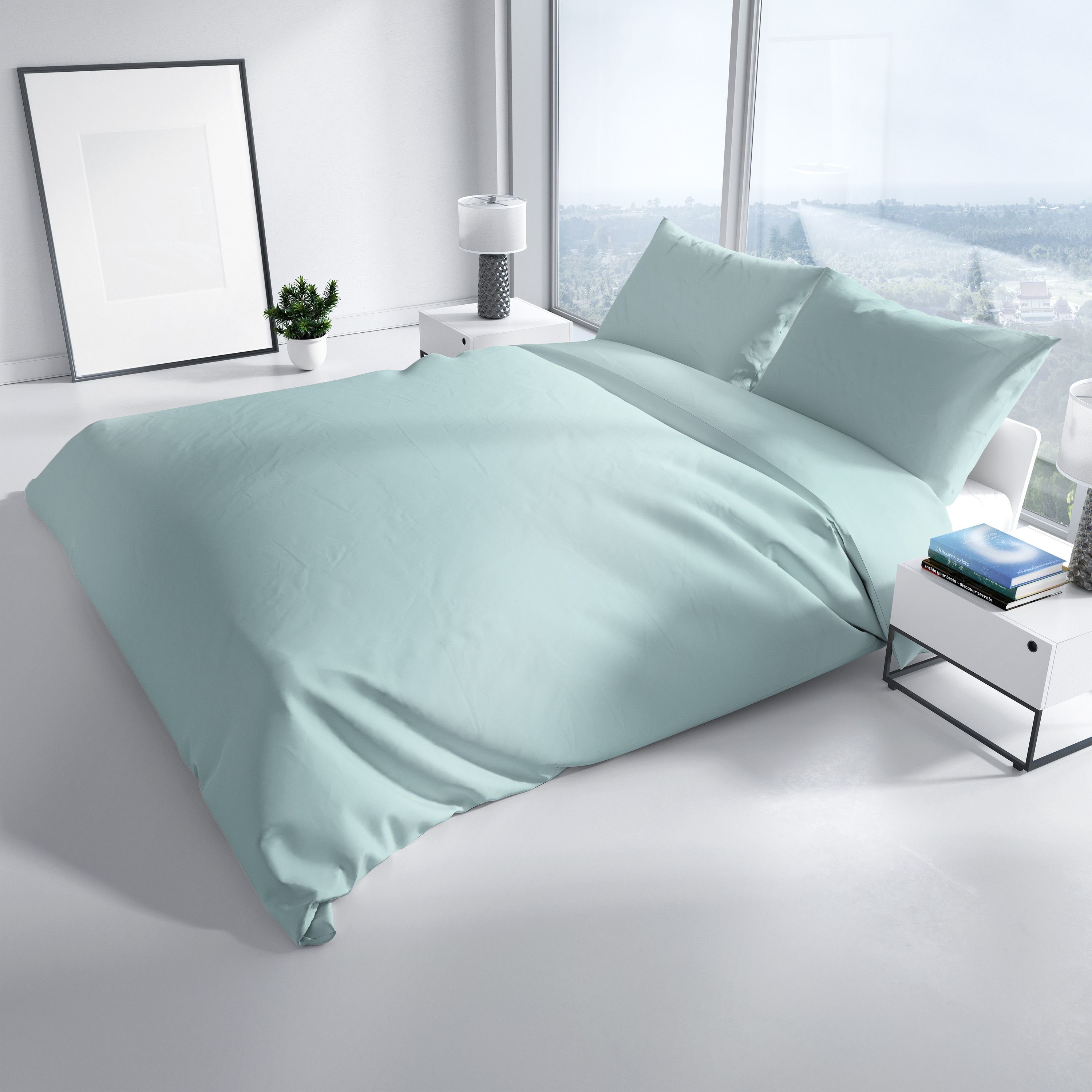 Leonado Vicenti Bettwäsche Allergiker geeignet 135x200, Microfaser, 2 teili günstig online kaufen